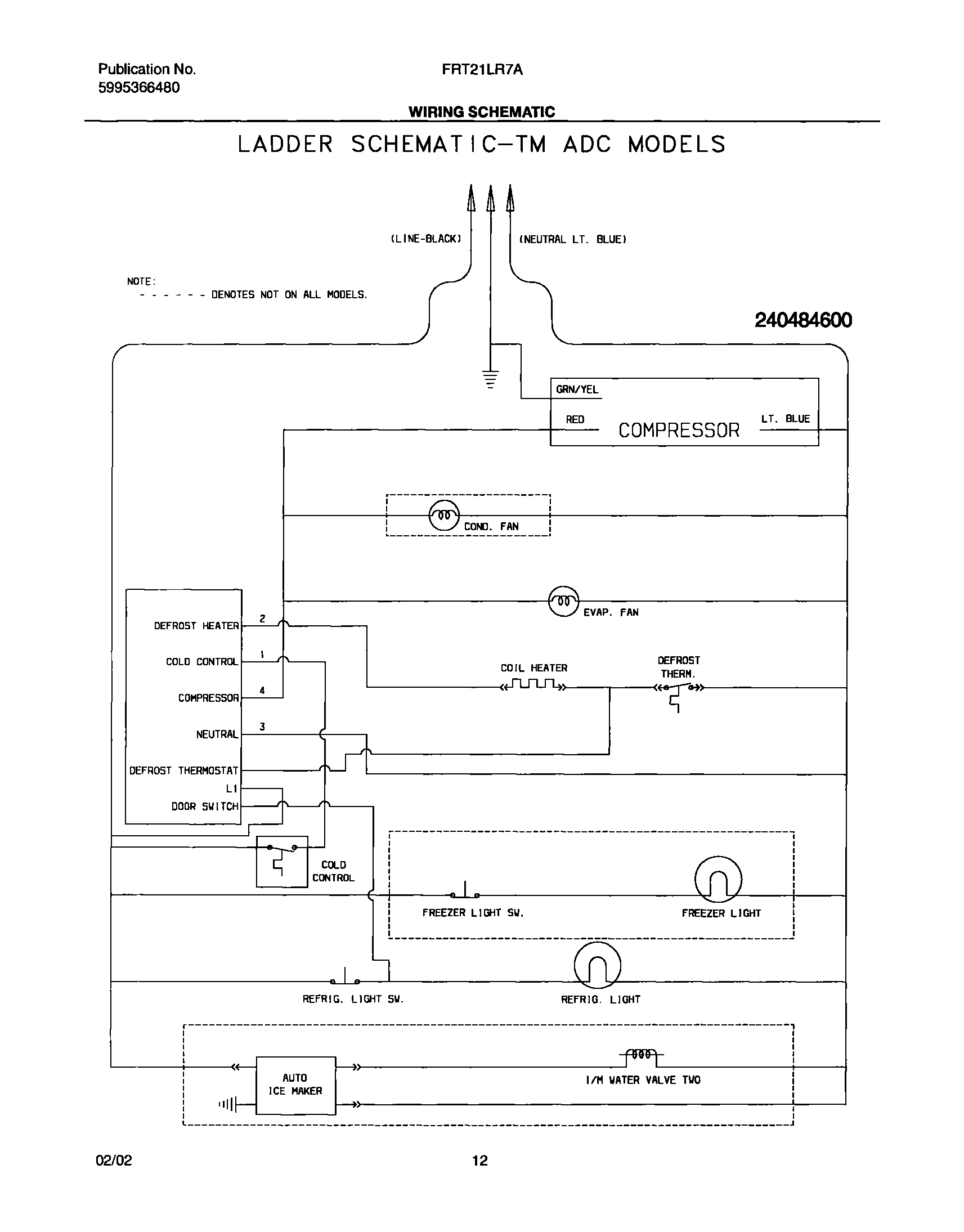 12 - WIRING SCHEMATIC