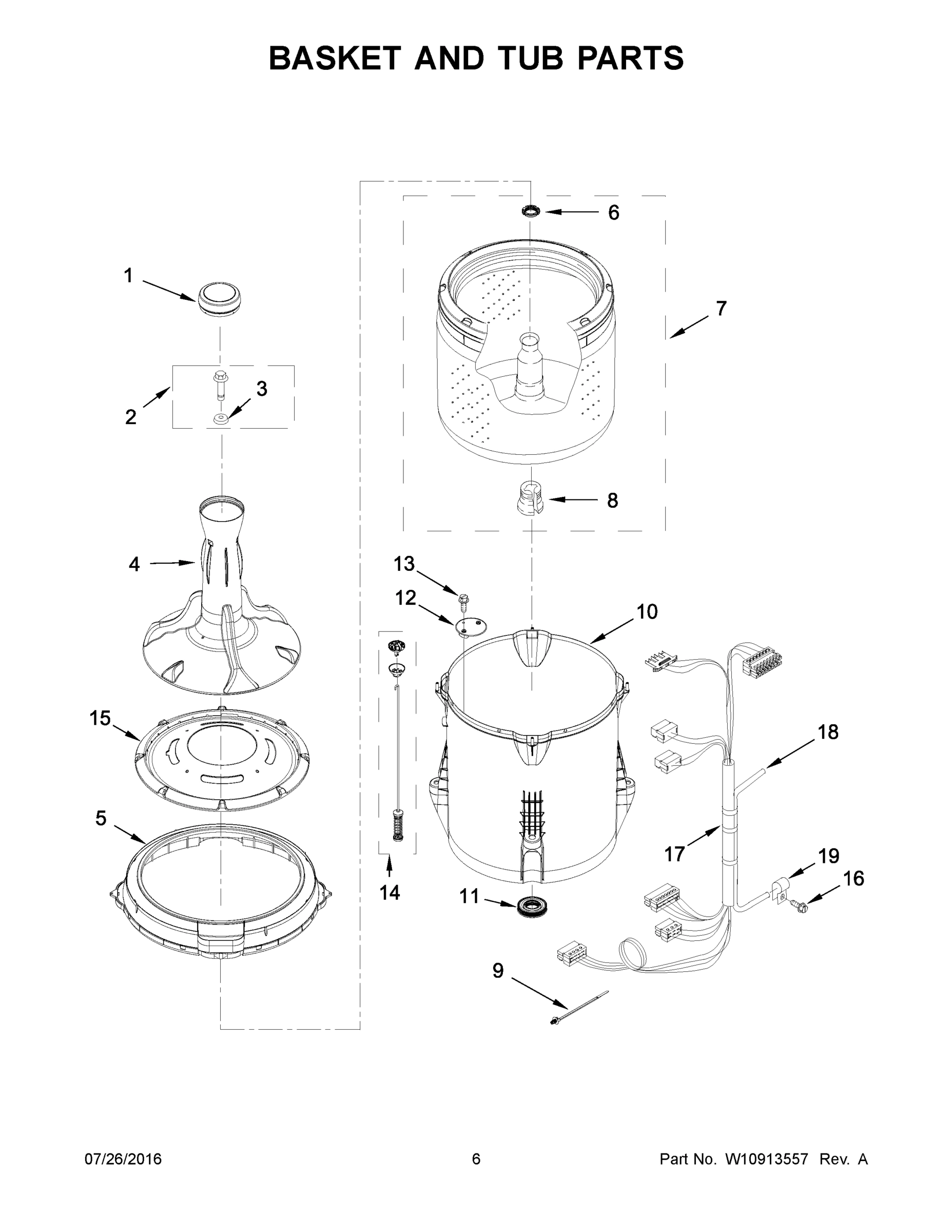 04 - BASKET AND TUB PARTS