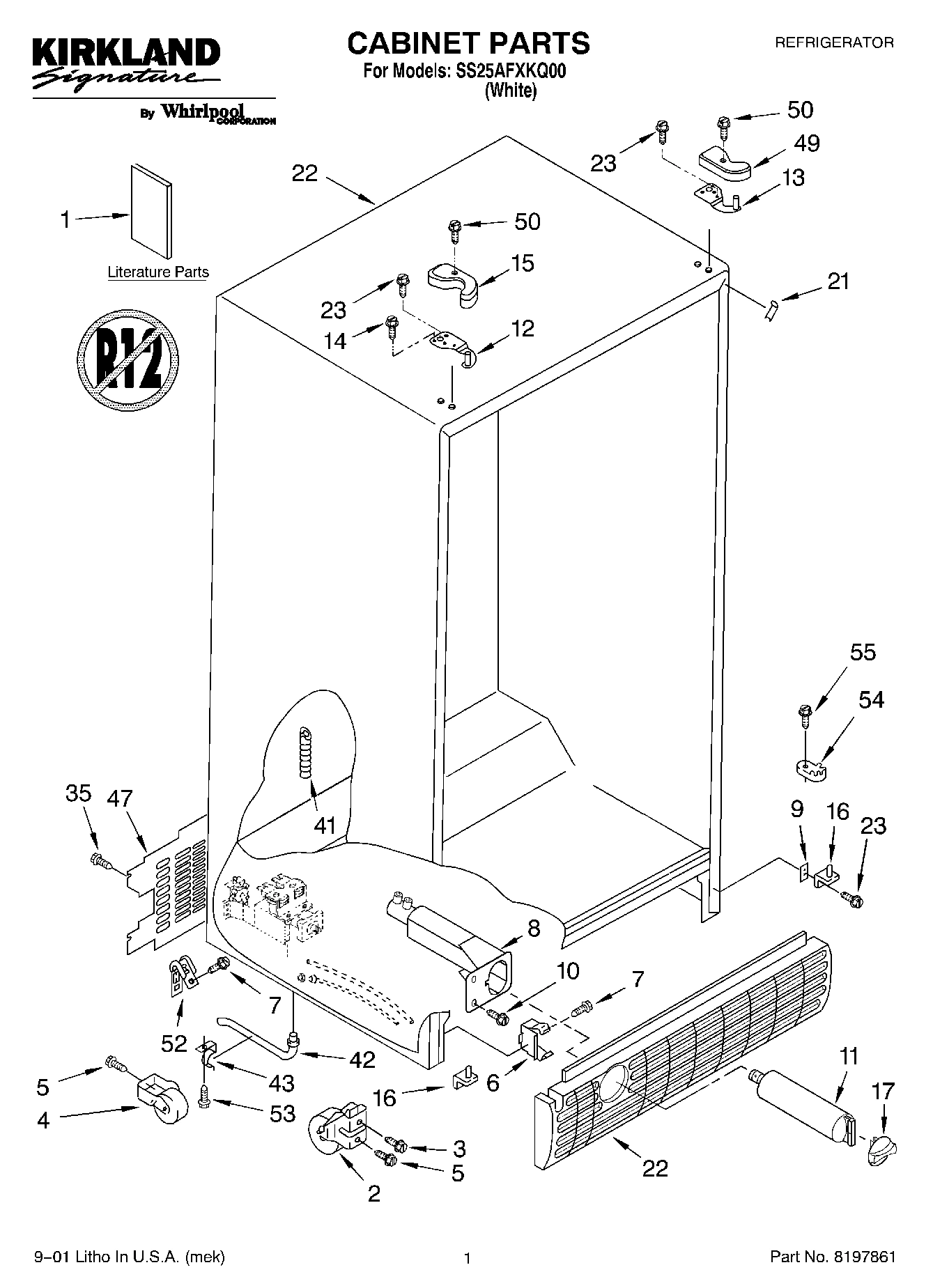 01 - CABINET, LITERATURE