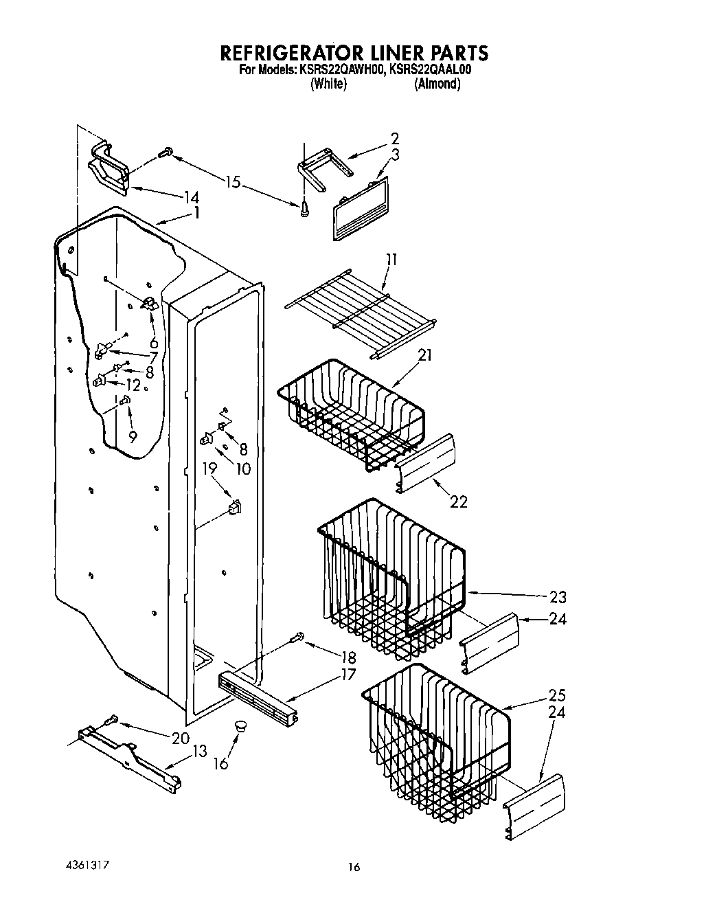 10 - REFRIGERATOR LINER
