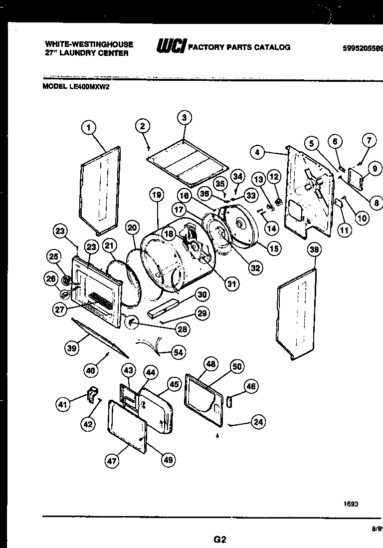 02 - CABINET AND COMPONENT PARTS