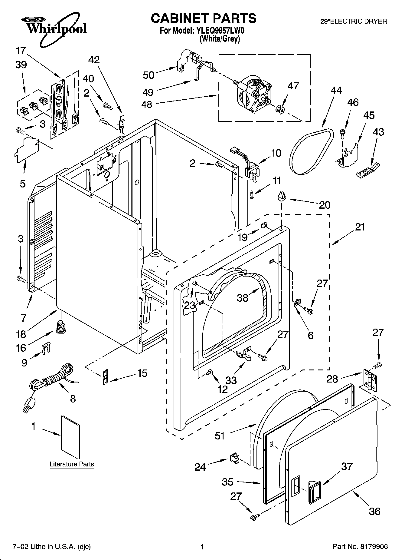 01 - CABINET PARTS