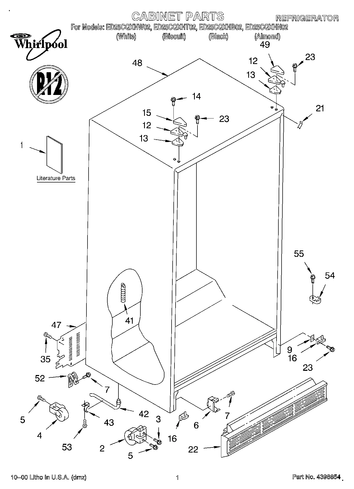 01 - CABINET, LITERATURE