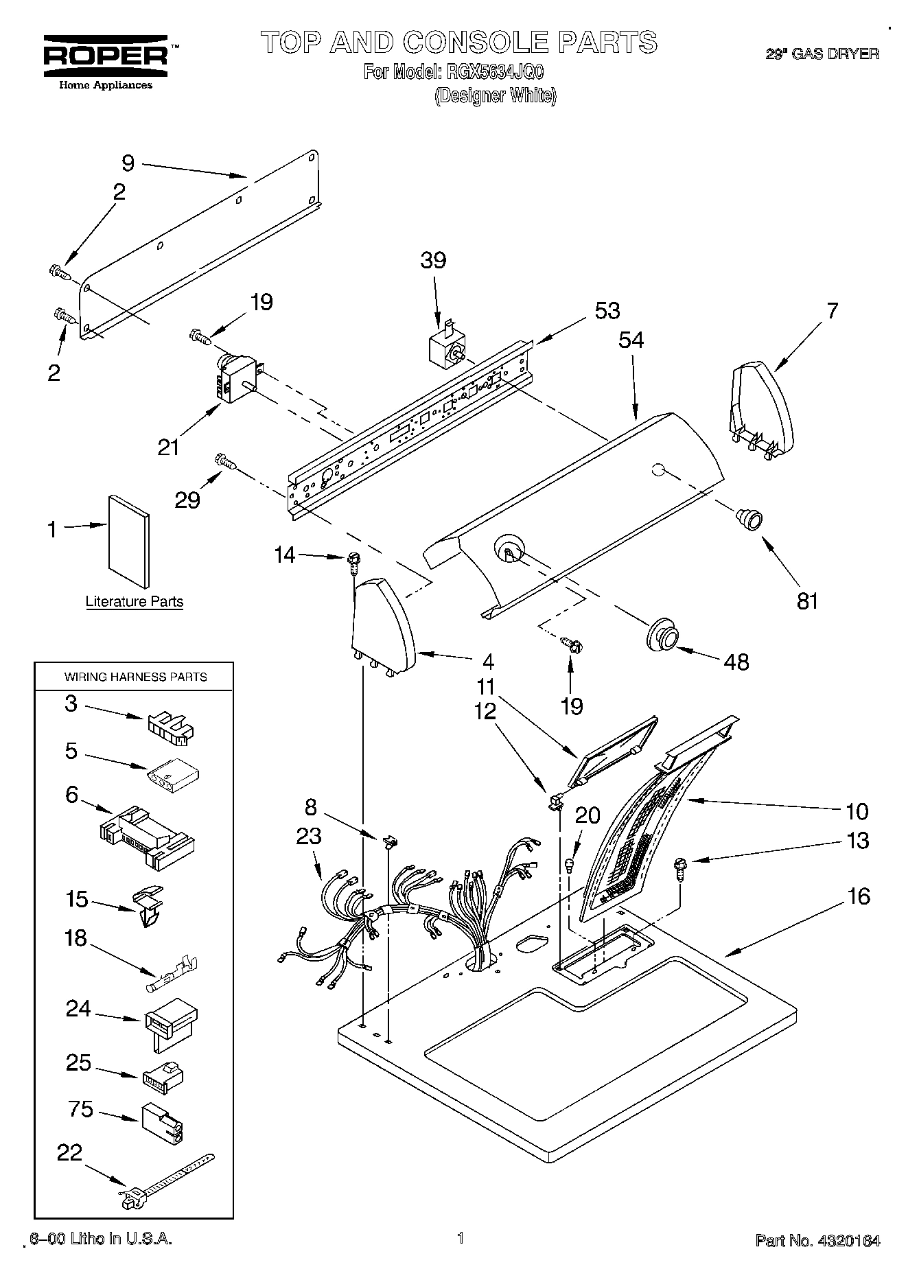 01 - TOP AND CONSOLE, LIT/OPTIONAL