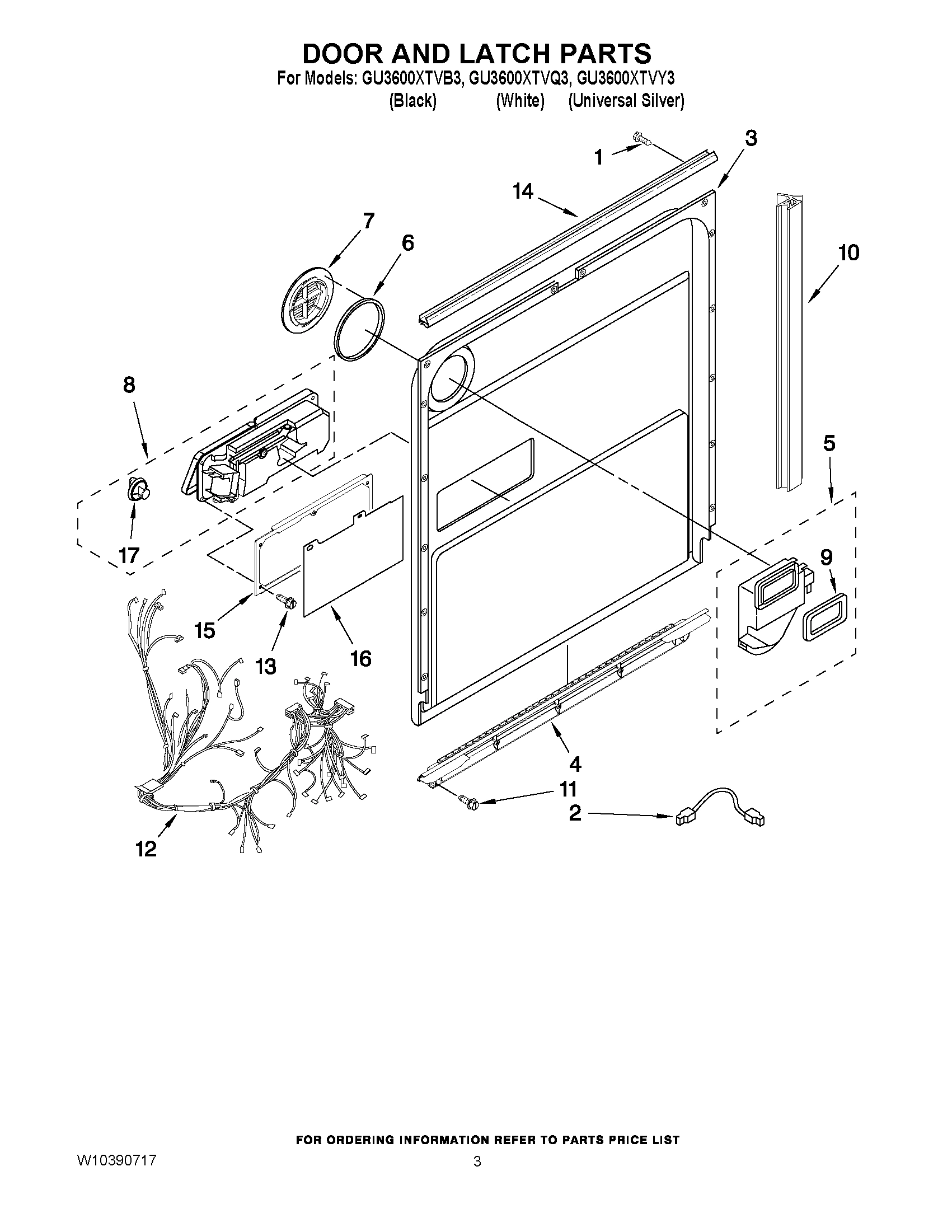 03 - DOOR AND LATCH PARTS