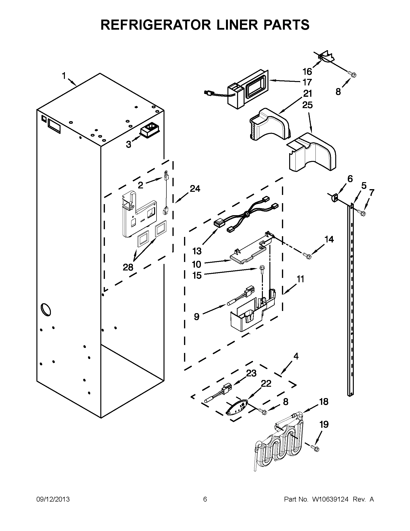 04 - REFRIGERATOR LINER PARTS