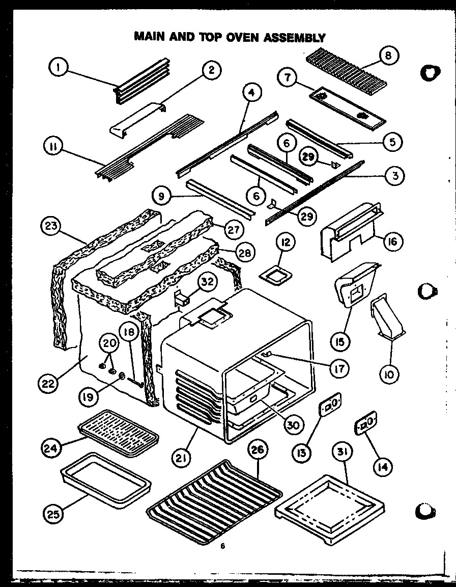 05 - MAIN AND TOP OVEN ASSY