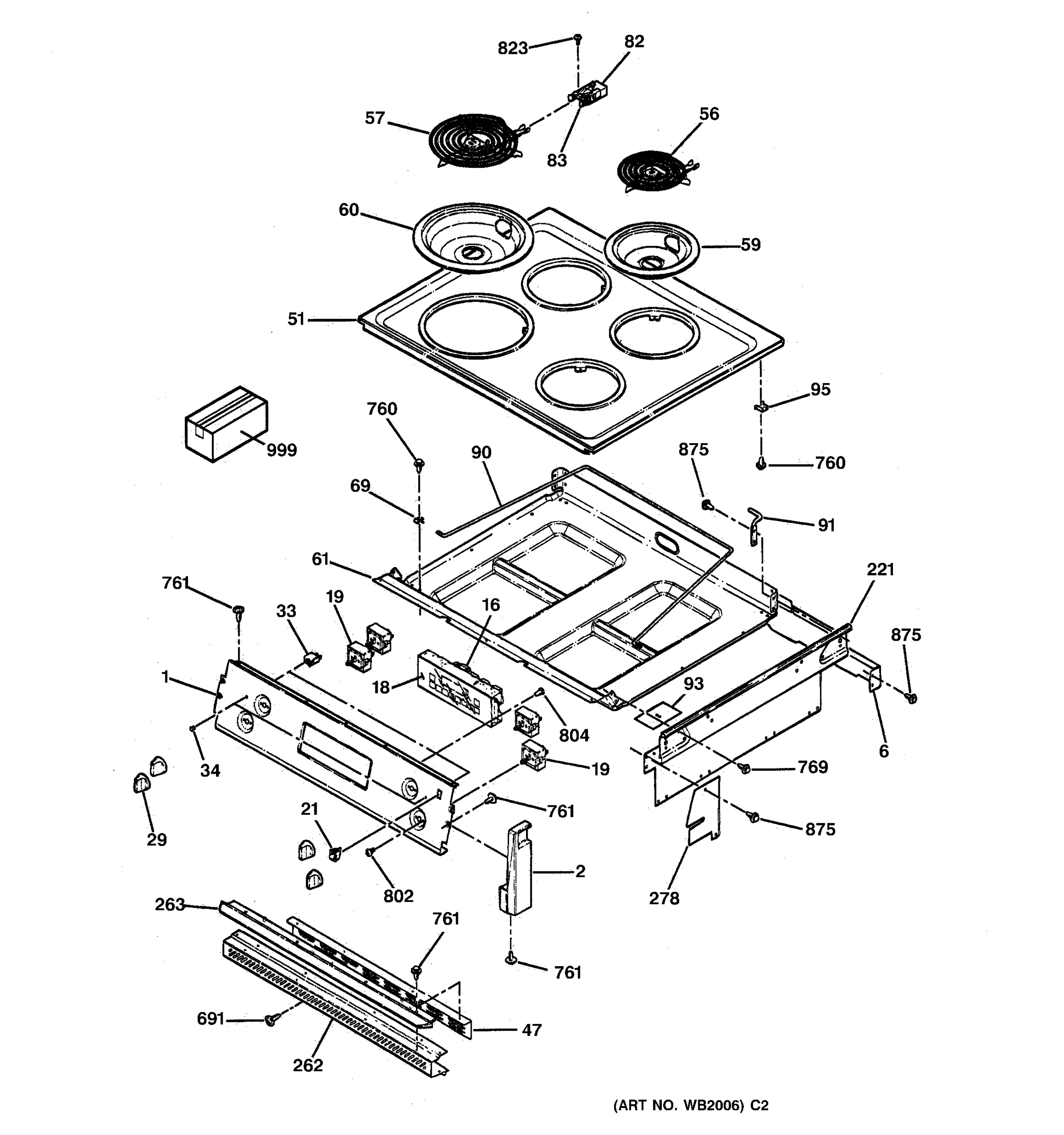 COOKTOP & CONTROL PANEL
