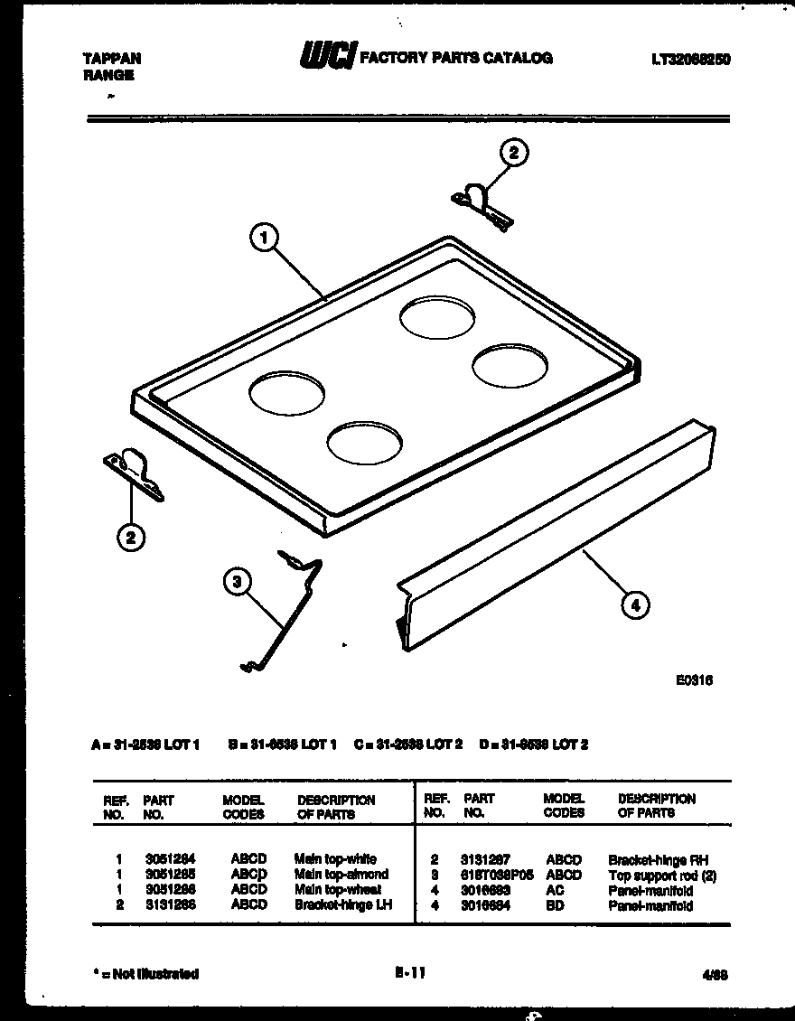 04 - COOKTOP PARTS