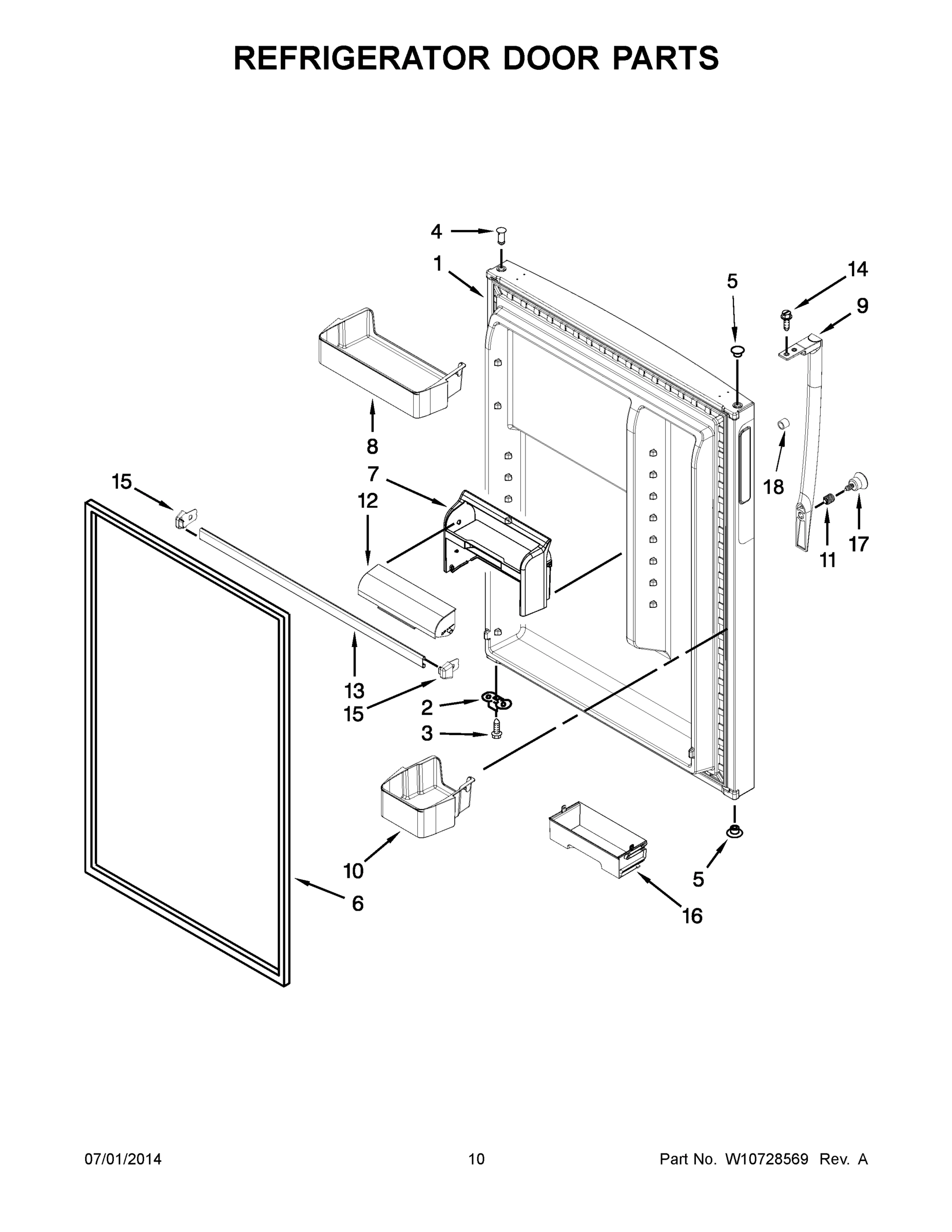 06 - REFRIGERATOR DOOR PARTS