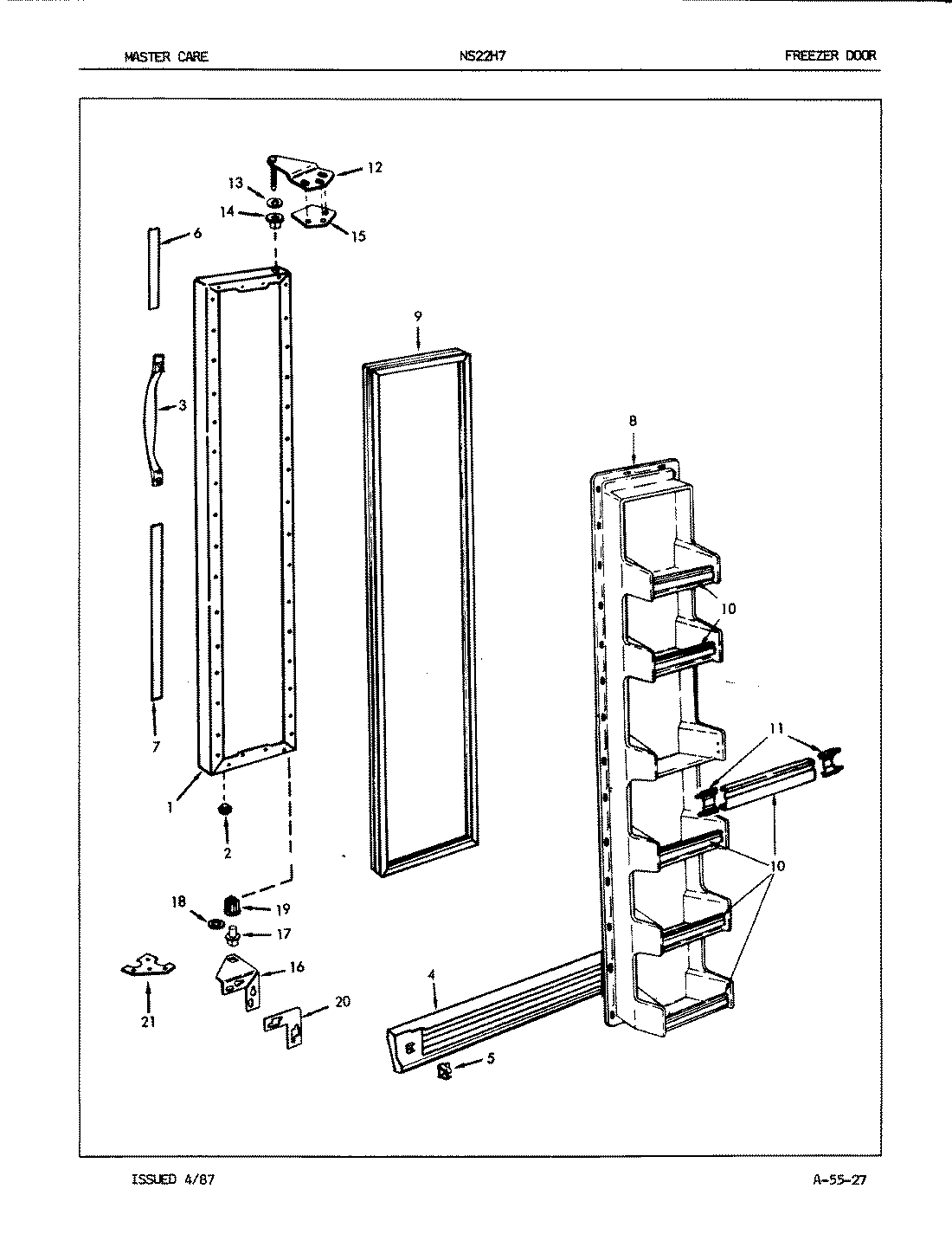 02 - FREEZER DOOR
