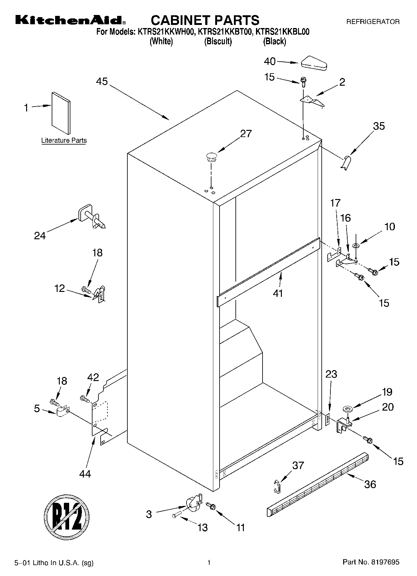 01 - CABINET, LITERATURE