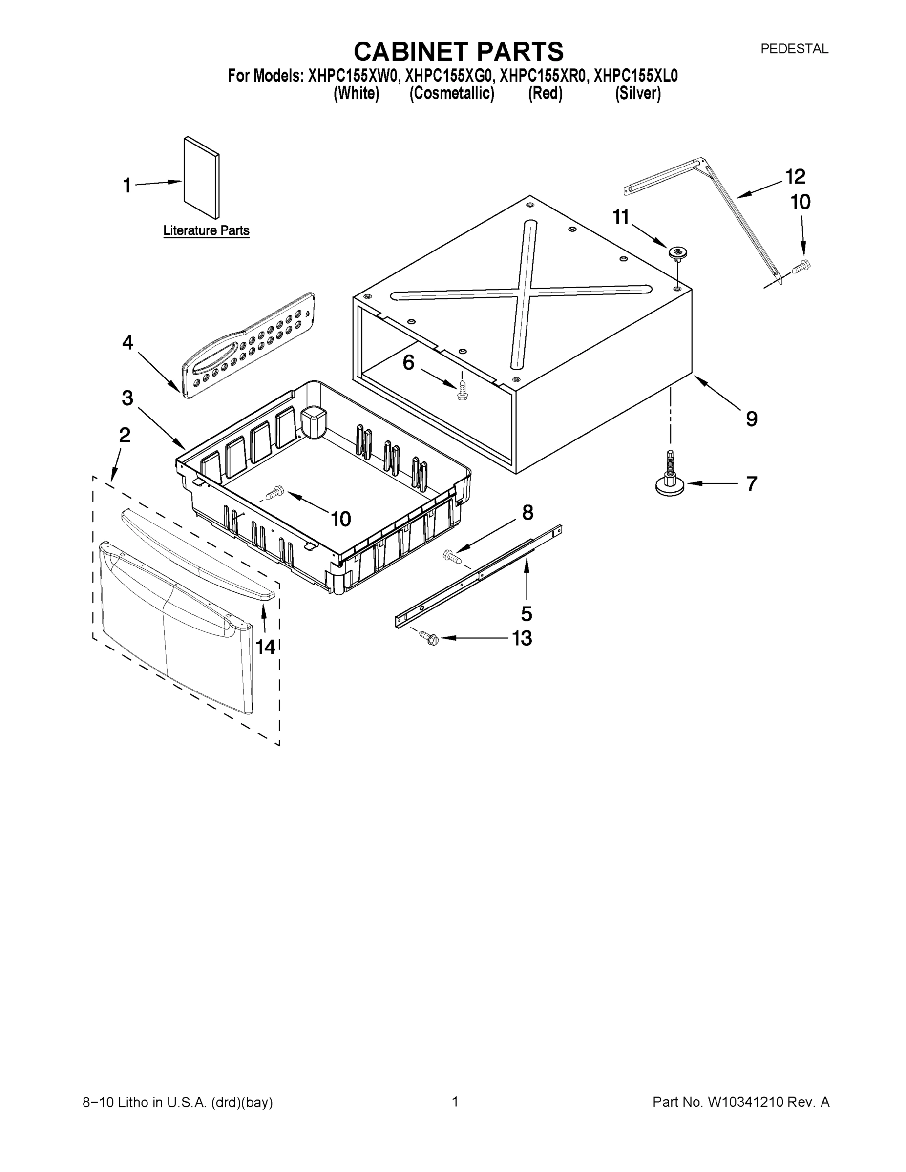 01 - CABINET PARTS