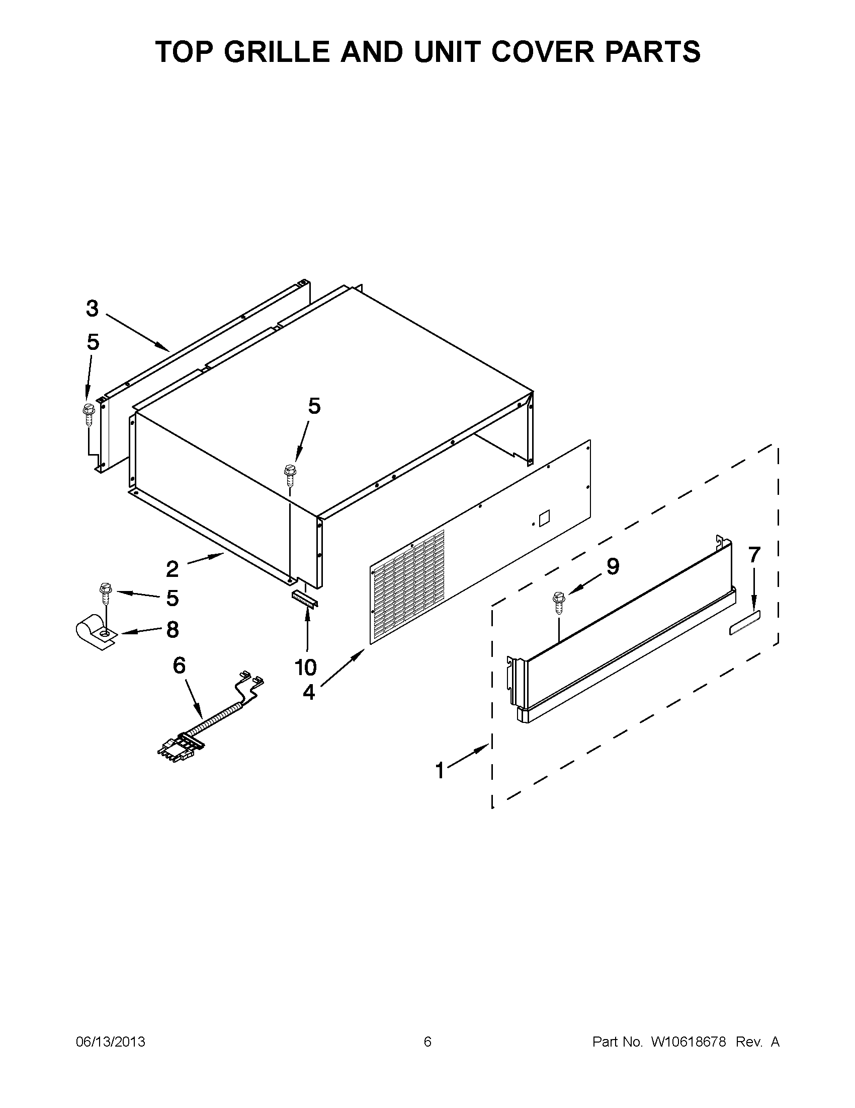 03 - TOP GRILLE AND UNIT COVER PARTS