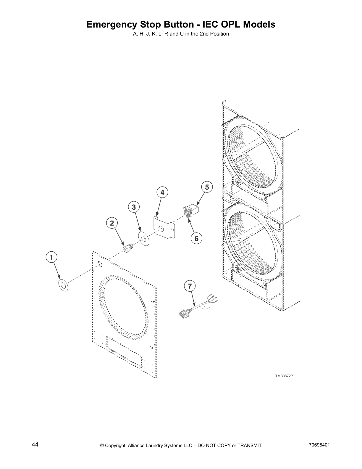 Emergency Stop Button - IEC OPL Models