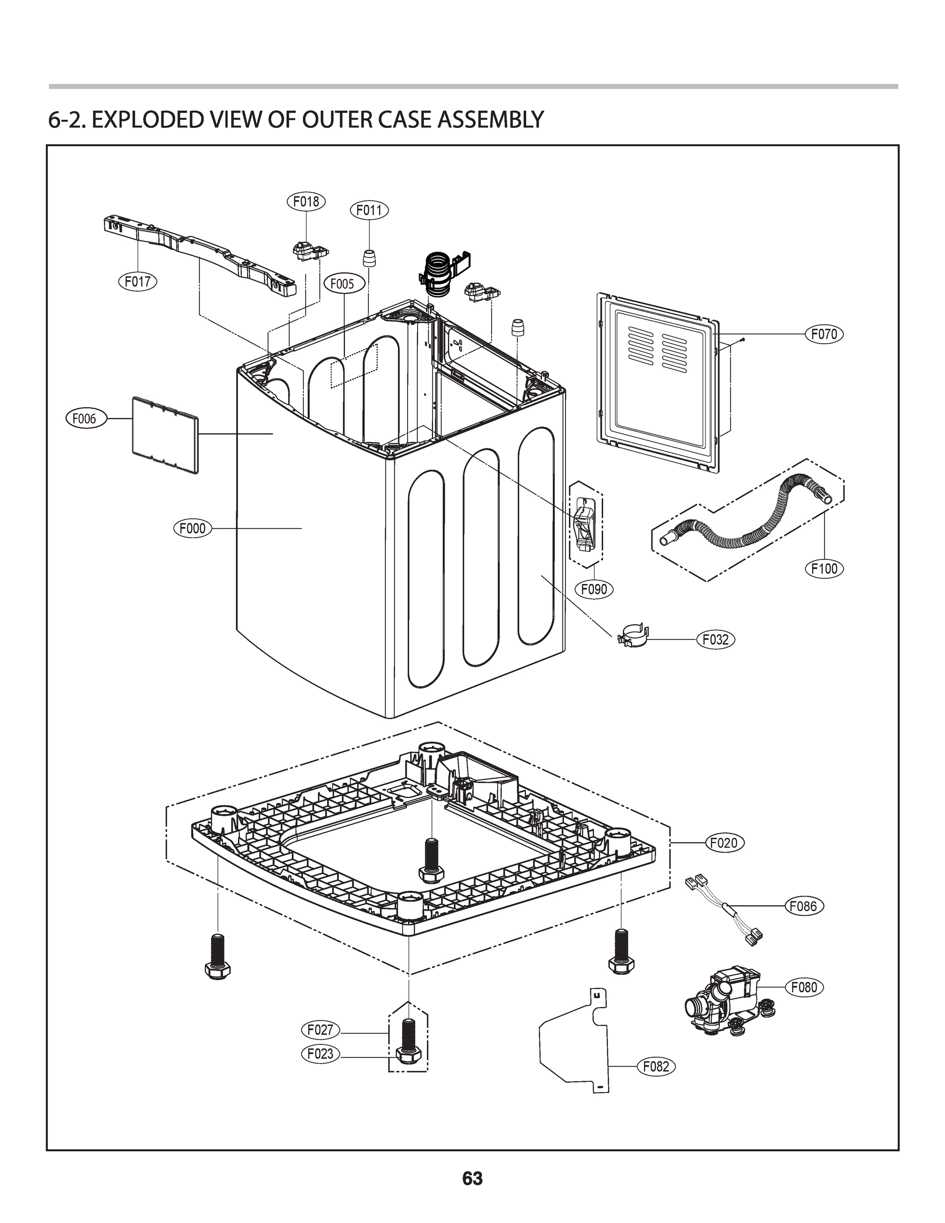OUTER CASE ASSEMBLY