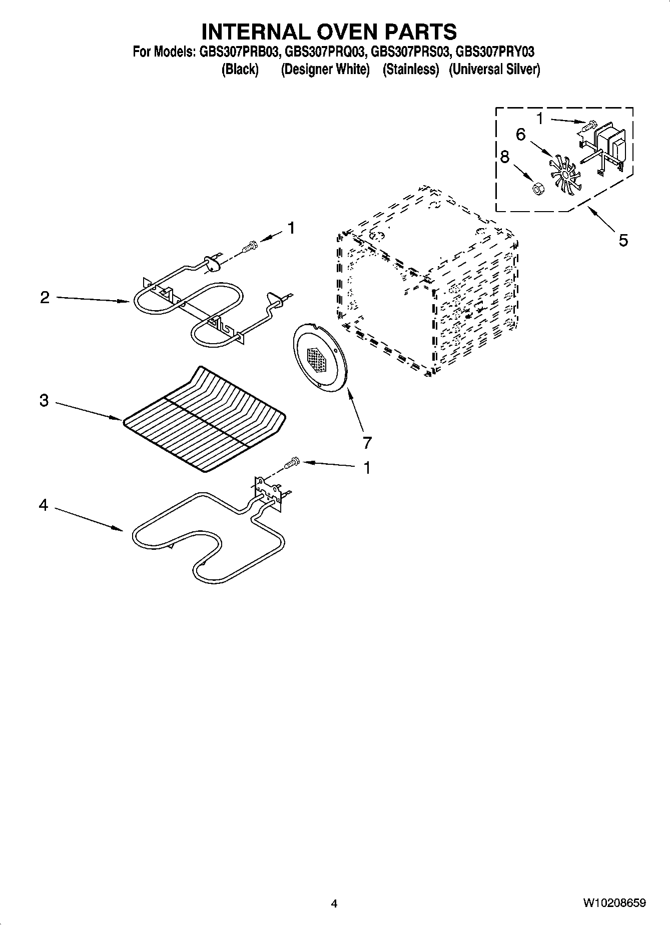 03 - INTERNAL OVEN PARTS