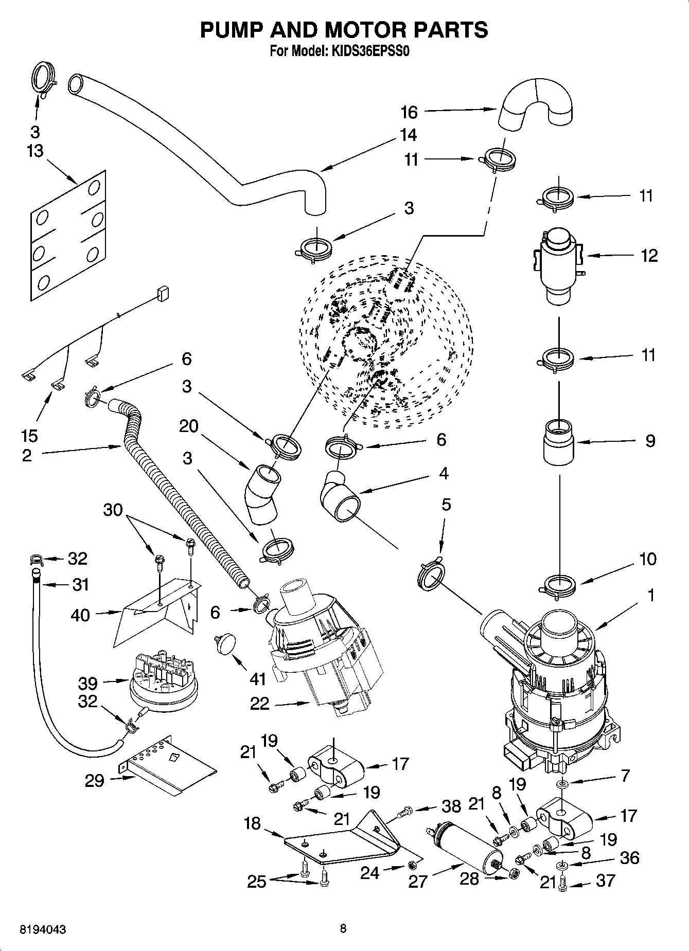 05 - PUMP AND MOTOR PARTS