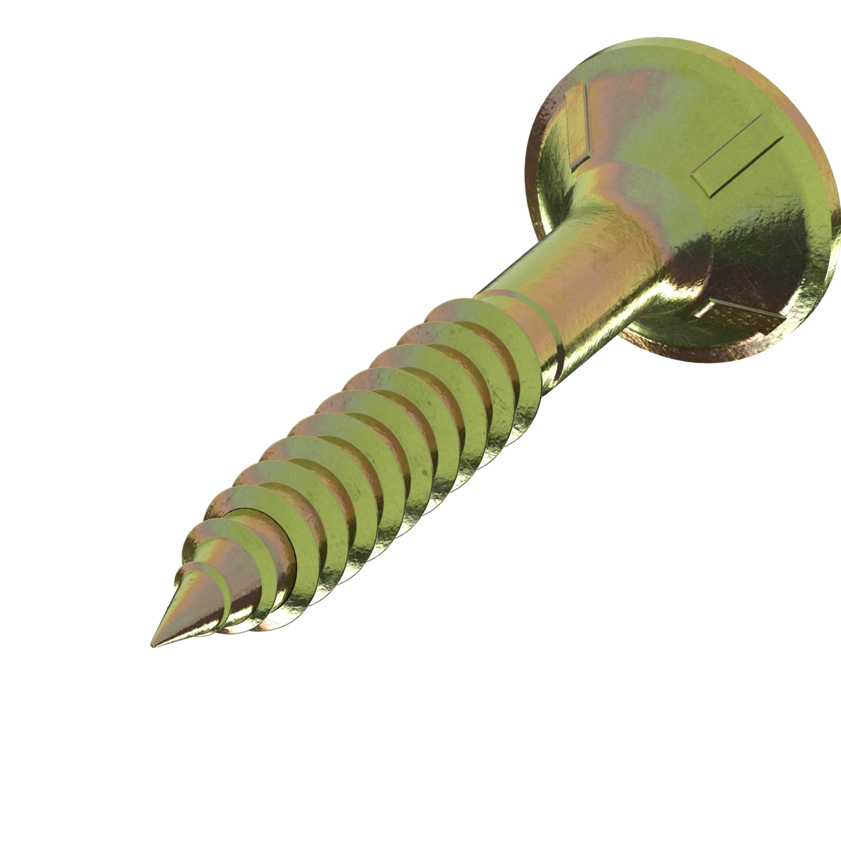 ZENITH® 14G x 50mm Gold Passivated, Self Drilling, Internal Hex Drive, Bugle Batten Screws – Internal Use – 500 Pack