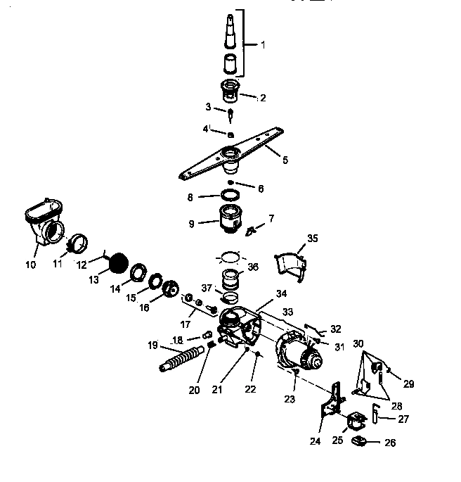 03 - MOTOR-PUMP/WATER DISTRIBUTION COMPONENTS