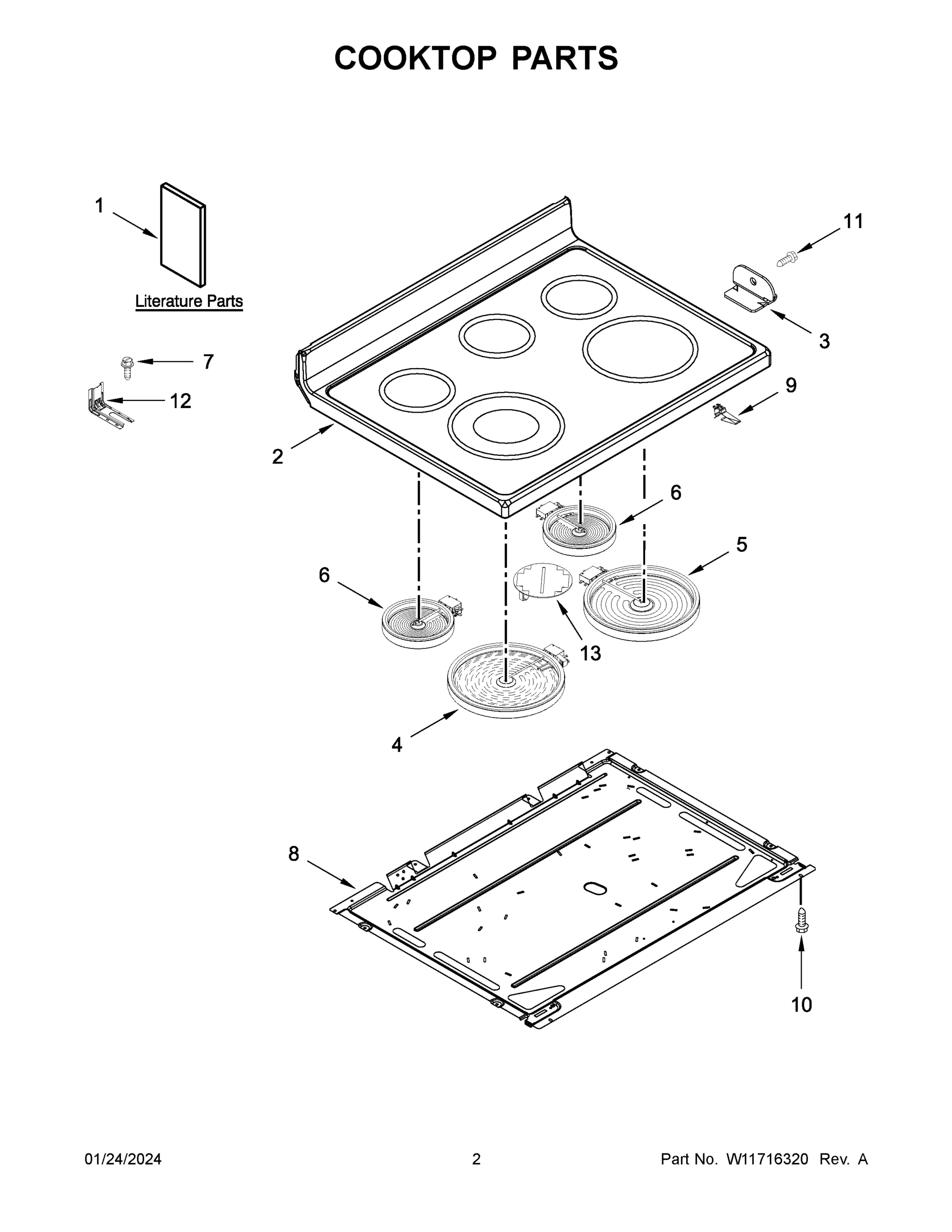 02 - COOKTOP PARTS
