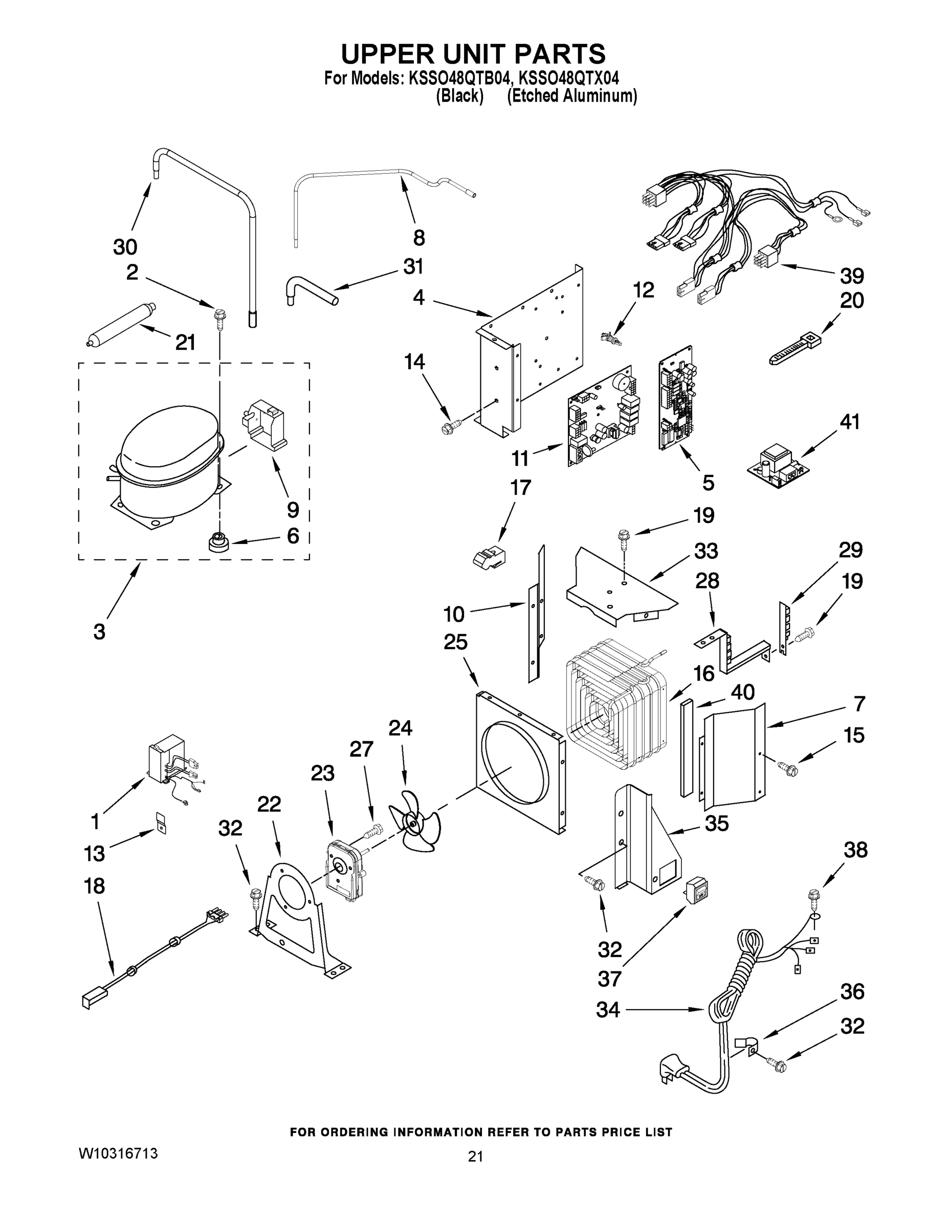 13 - UPPER UNIT PARTS