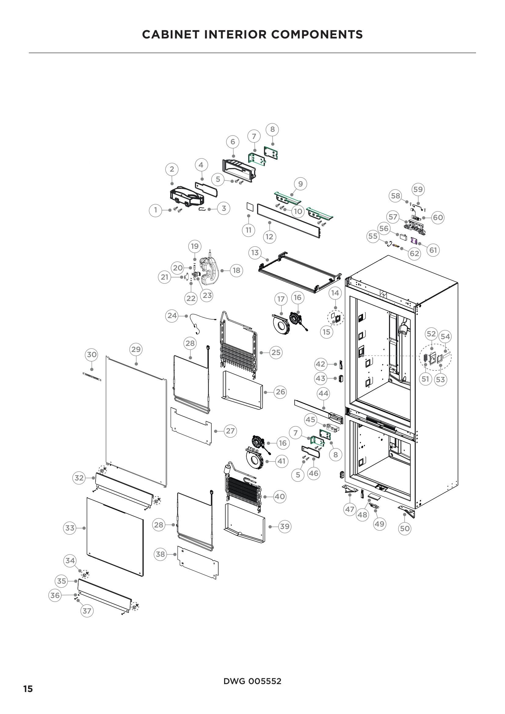 CABINET INTERIOR COMPONENTS