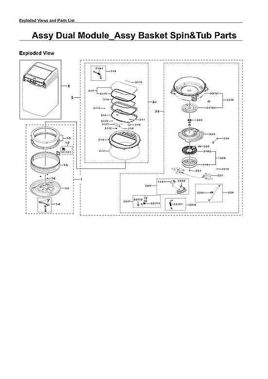 Basket Spin & Tub Assembly
