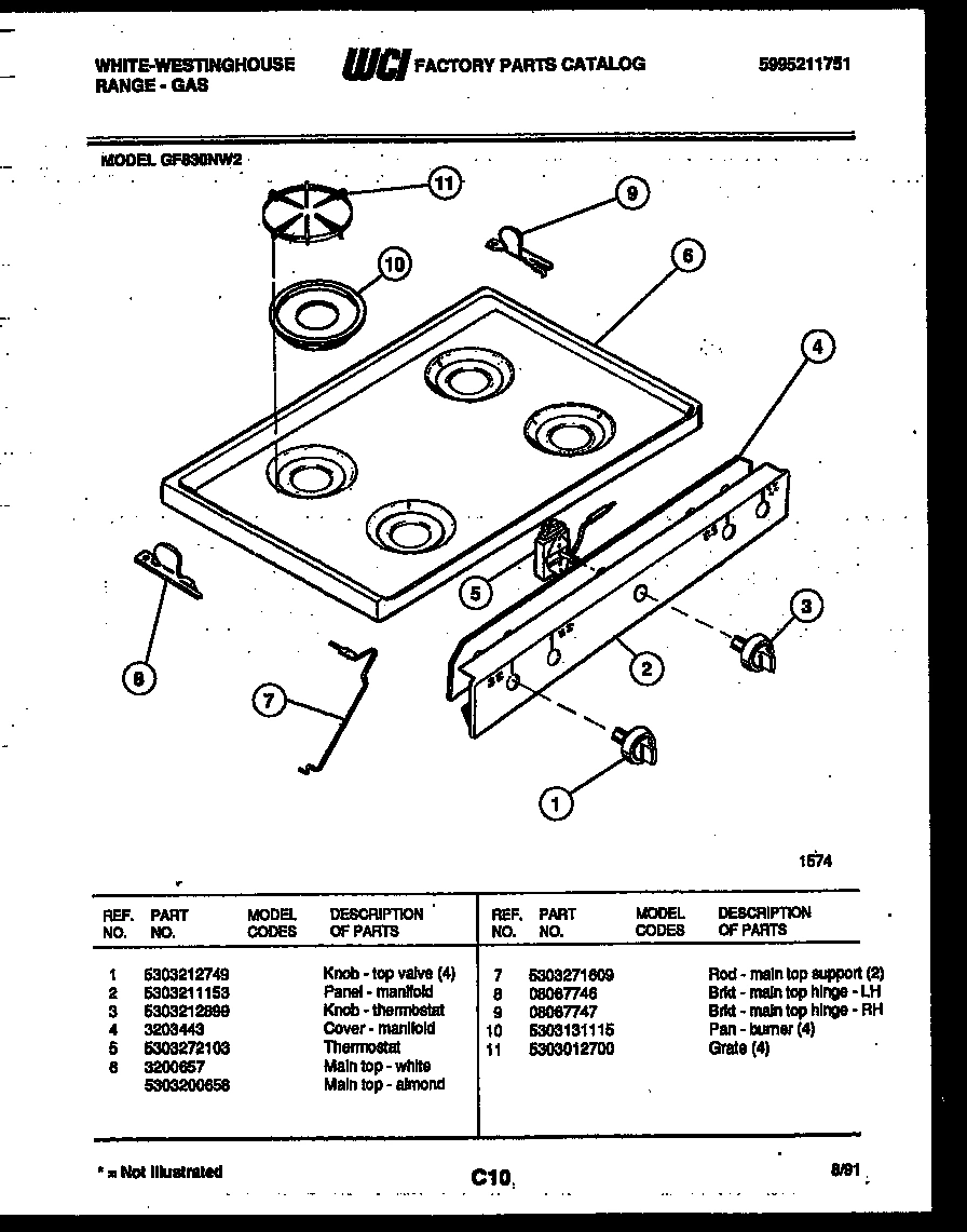03 - COOKTOP PARTS