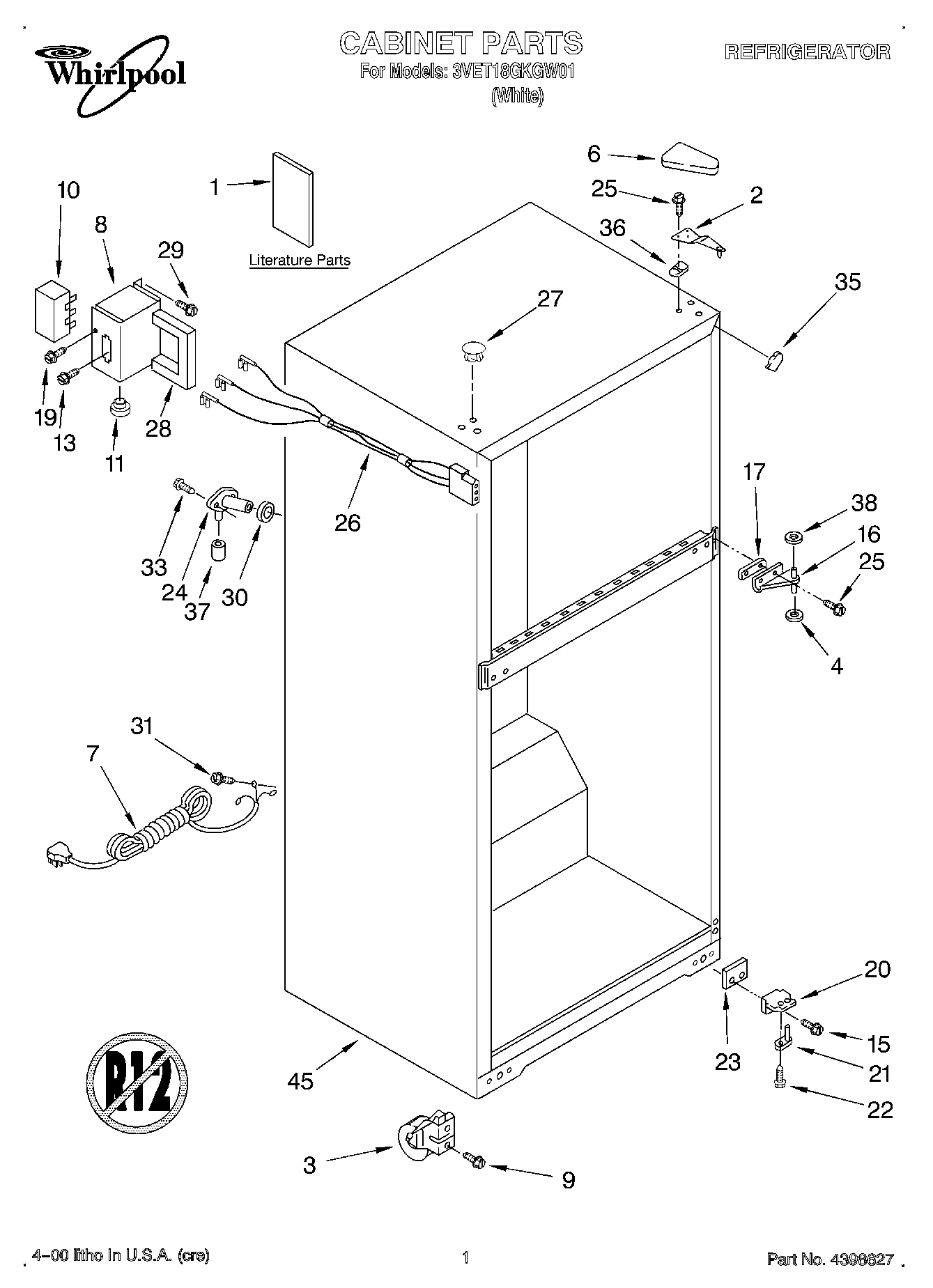 01 - CABINET, LITERATURE