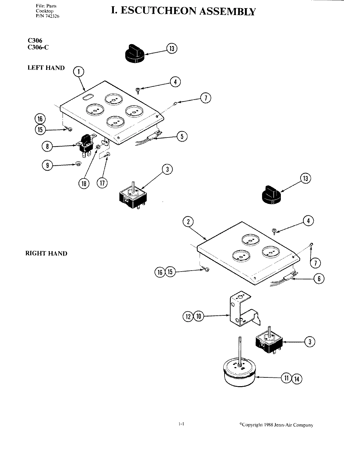 03 - ESCUTCHEON ASSEMBLY