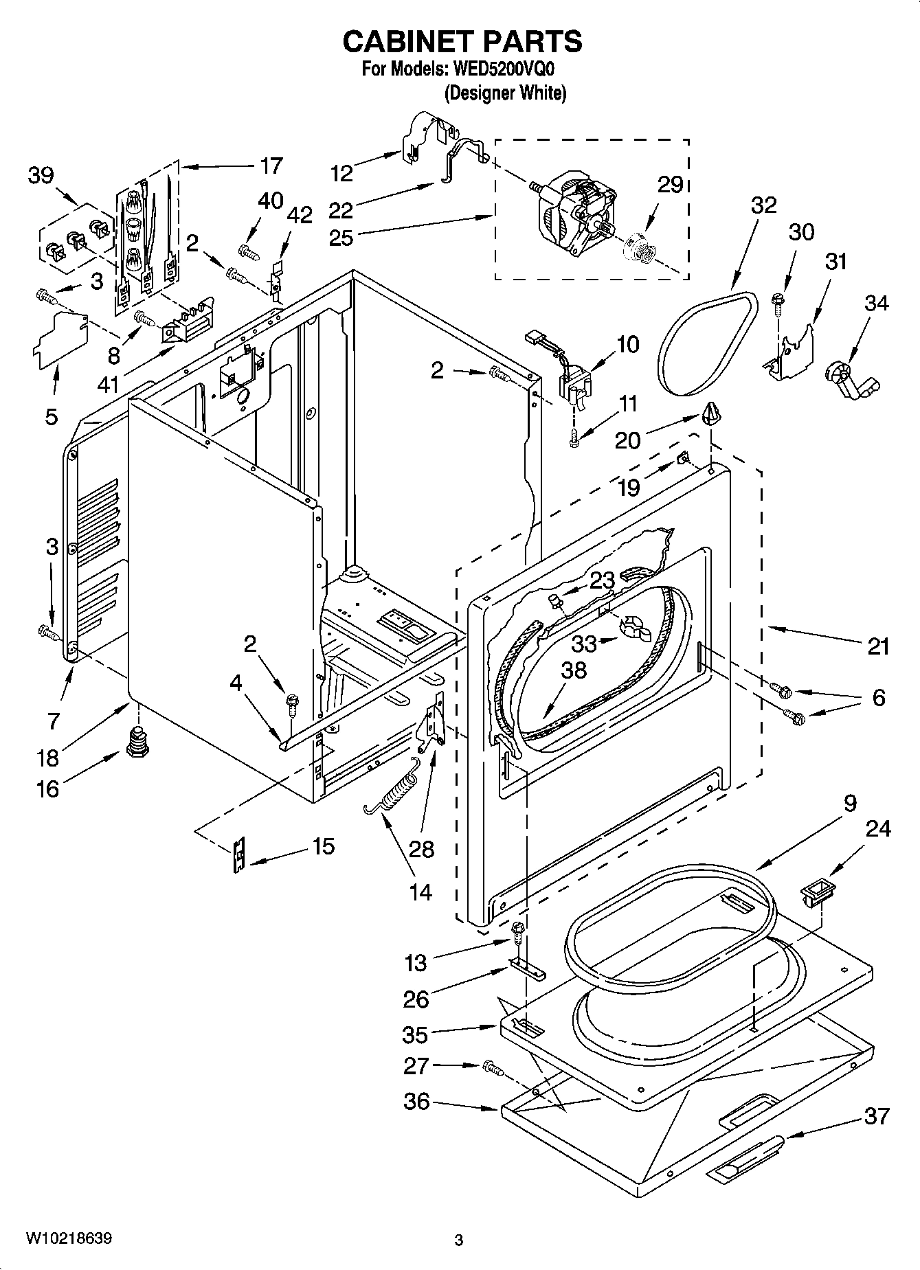 02 - CABINET PARTS