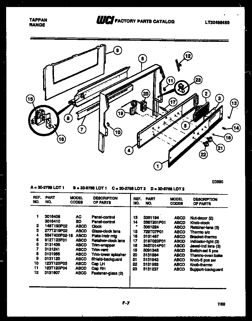 02 - COOKTOP PARTS