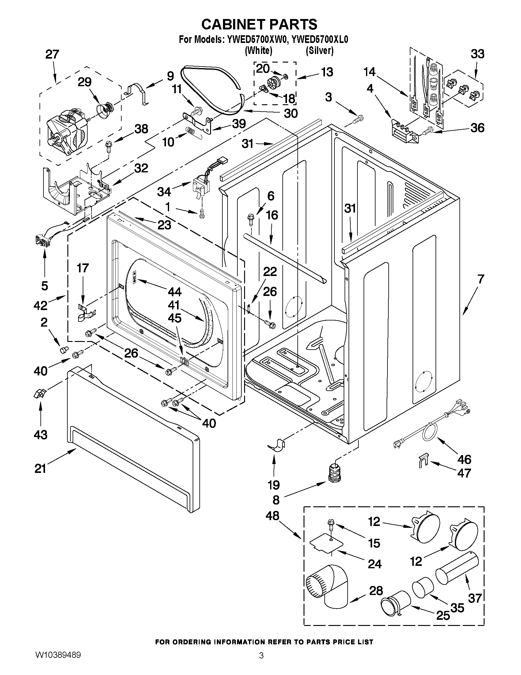 02 - CABINET PARTS