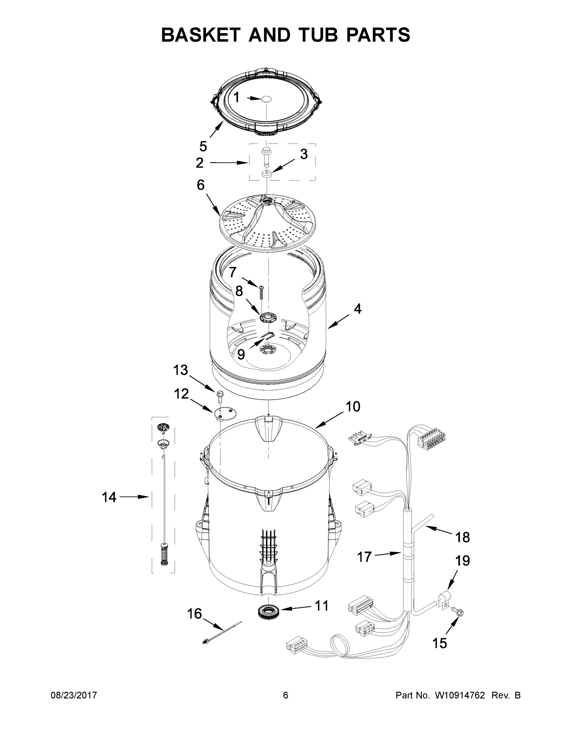 04 - BASKET AND TUB PARTS