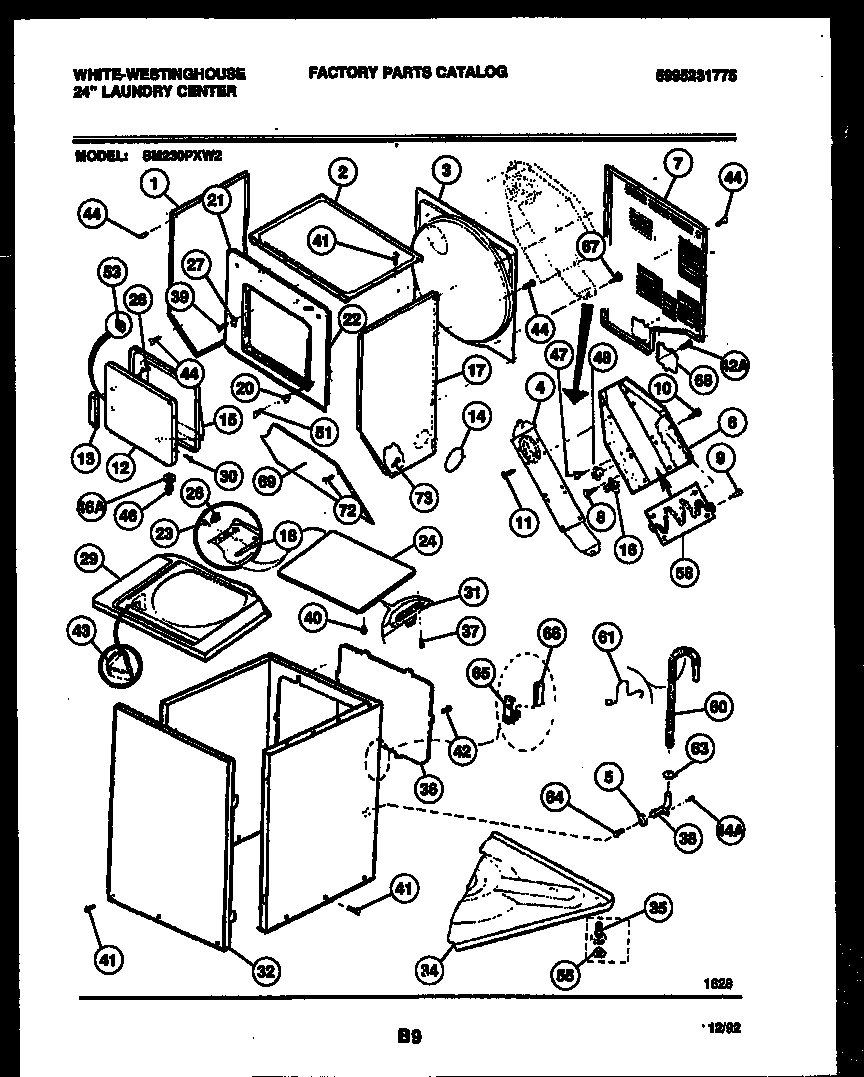 02 - CABINET PARTS AND HEATER