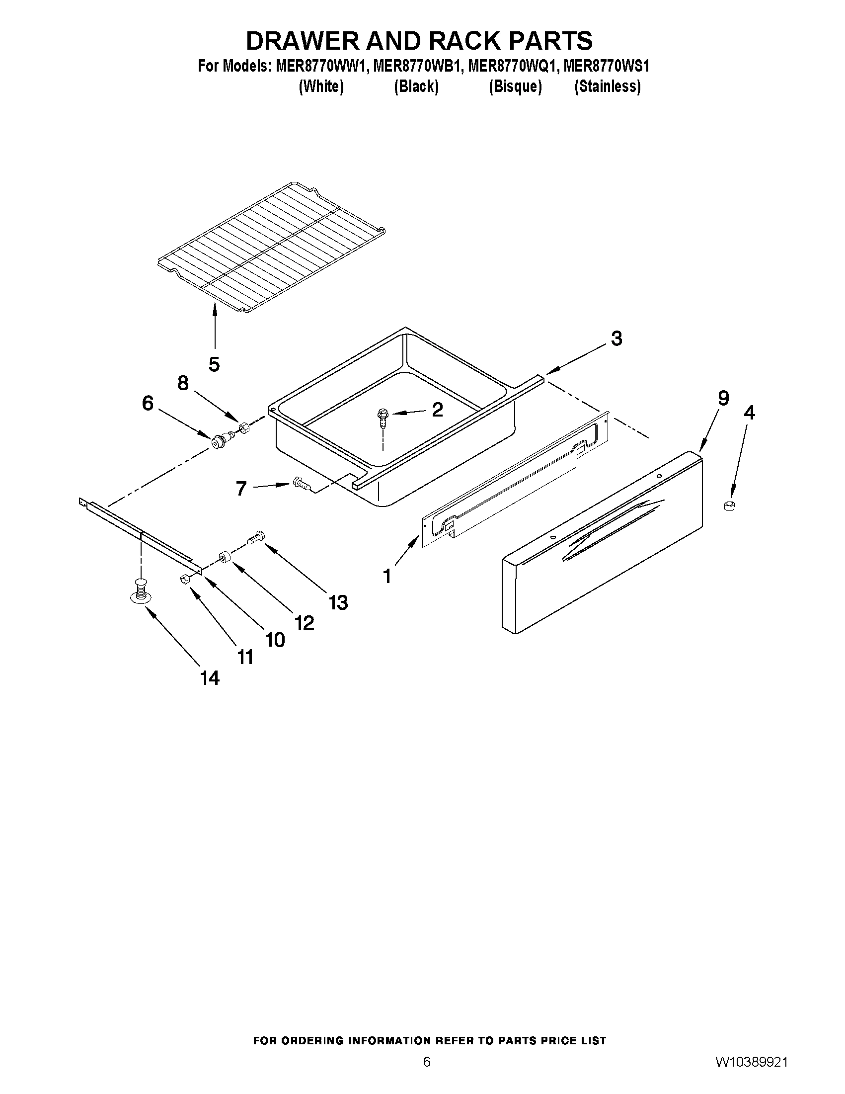 05 - DRAWER AND RACK PARTS