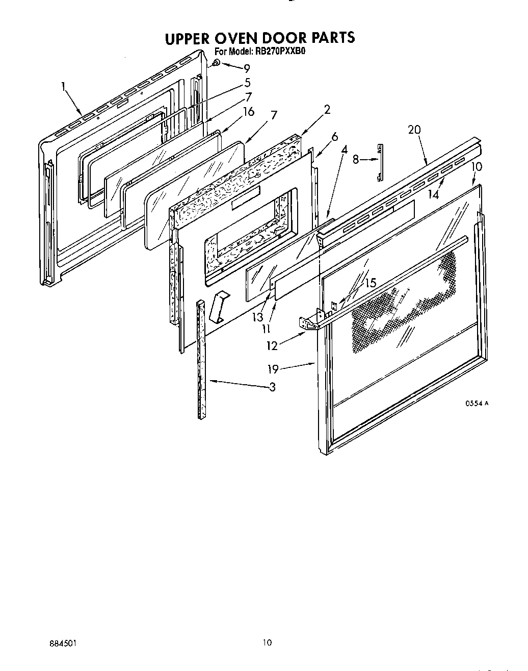 06 - UPPER OVEN DOOR