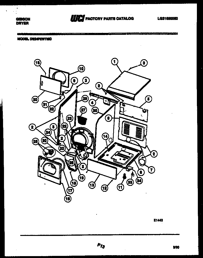 02 - CABINET PARTS