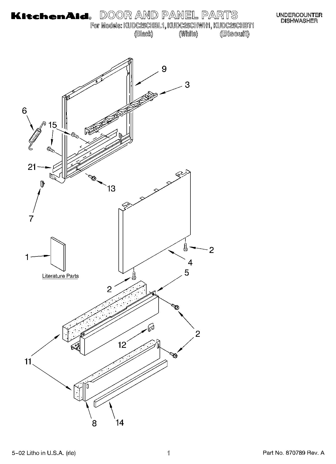 01 - DOOR AND PANEL, LITERATURE