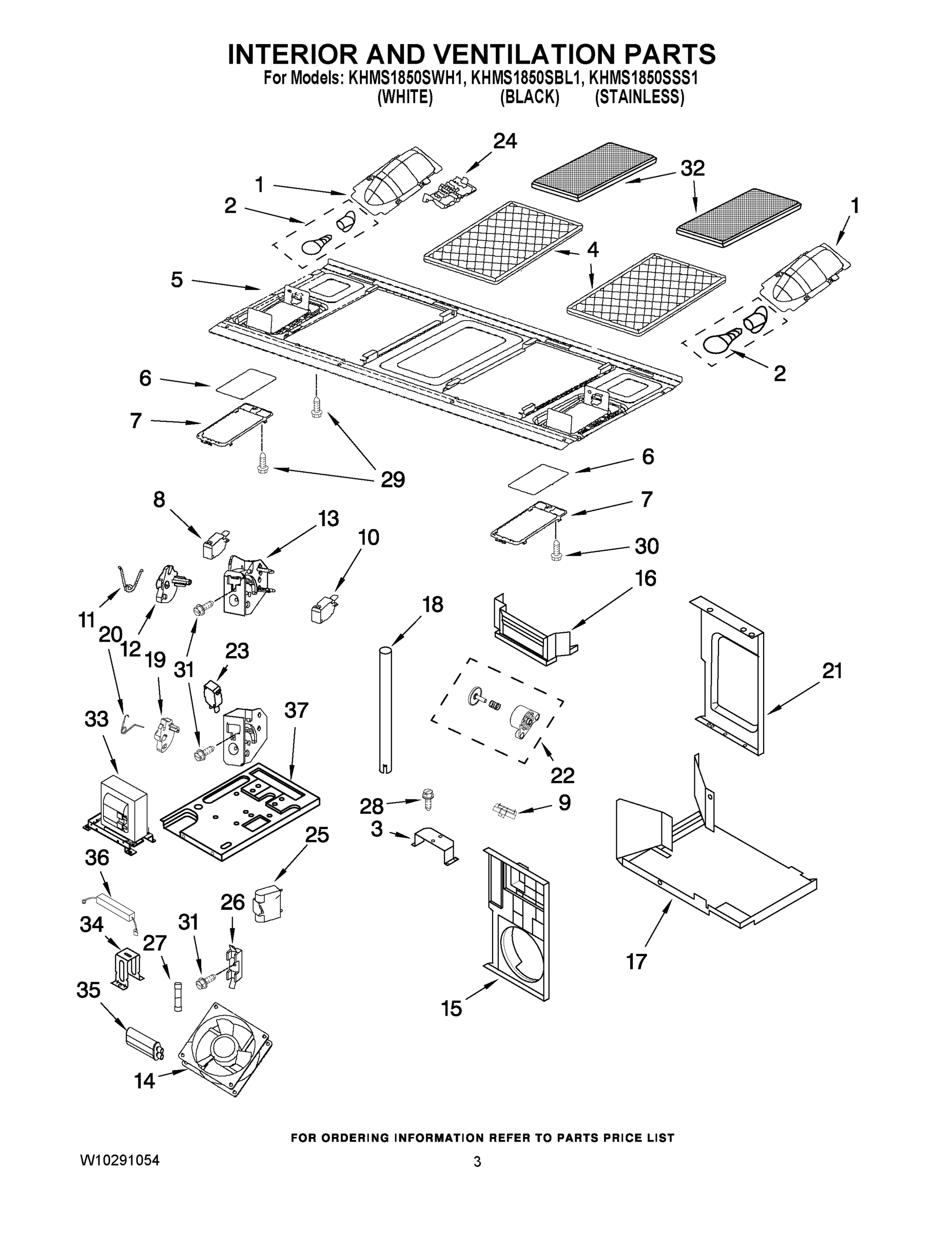 03 - INTERIOR AND VENTILATION PARTS