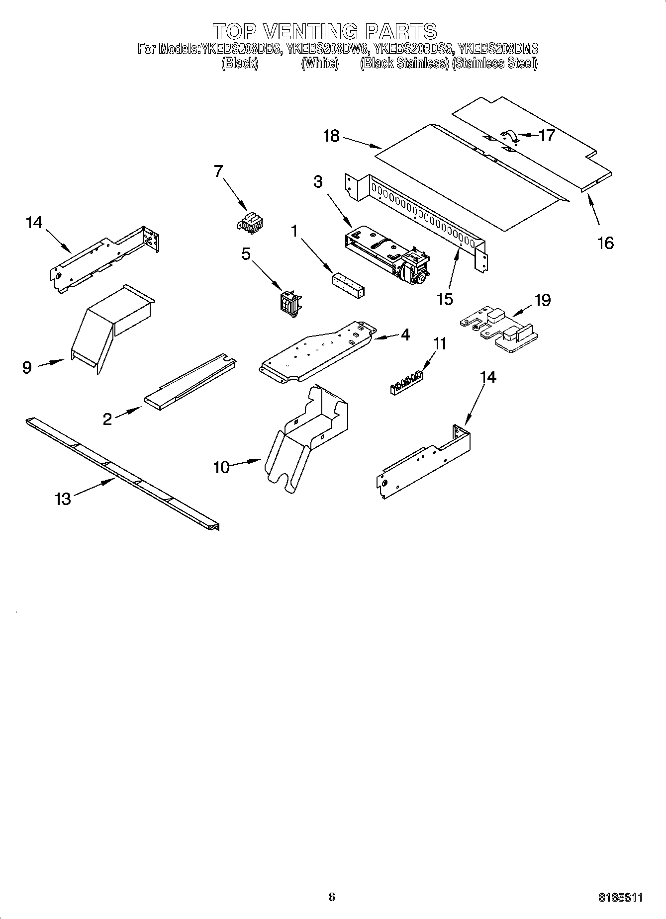 05 - TOP VENTING PARTS, OPTIONAL PARTS