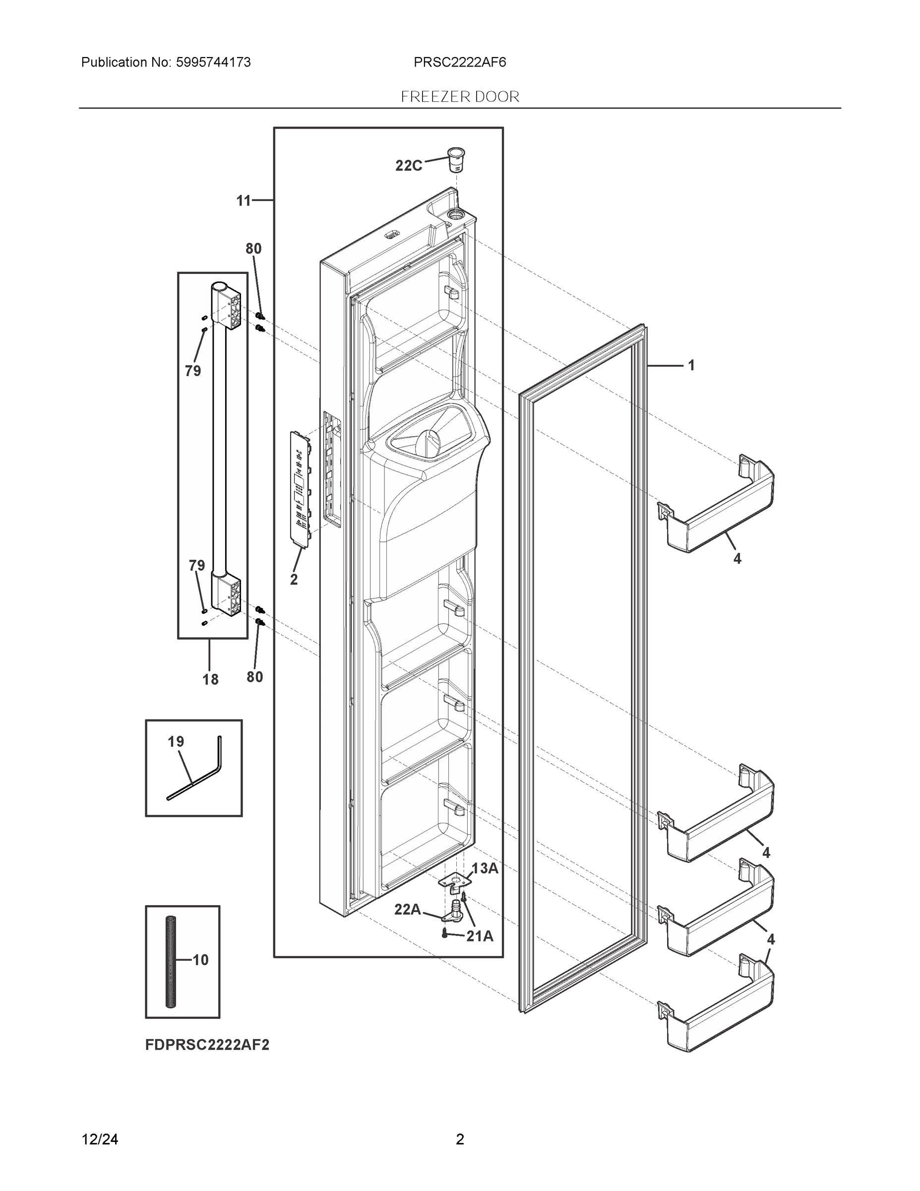 02 - FREEZER DOOR