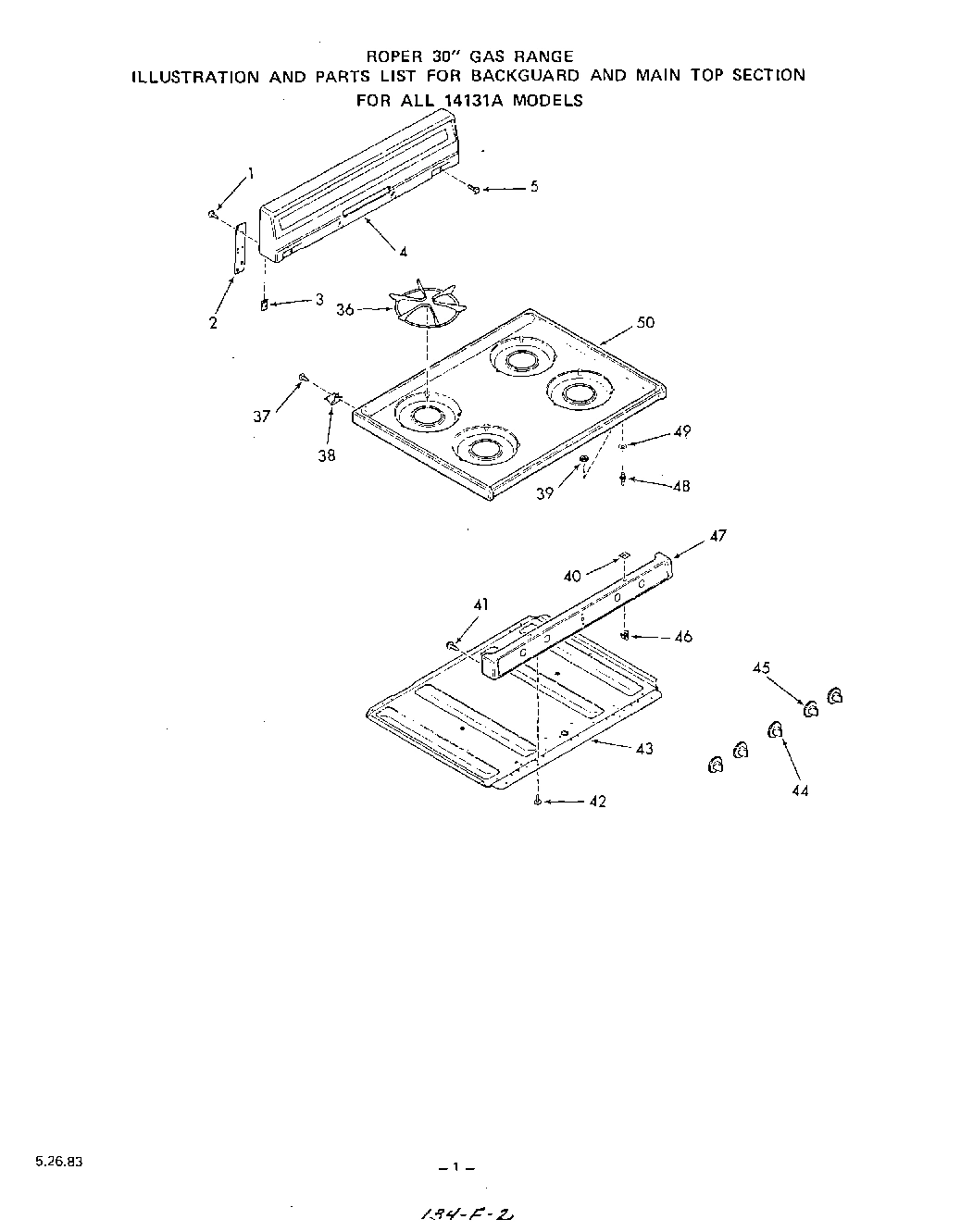 02 - BACKGUARD AND MAIN TOP