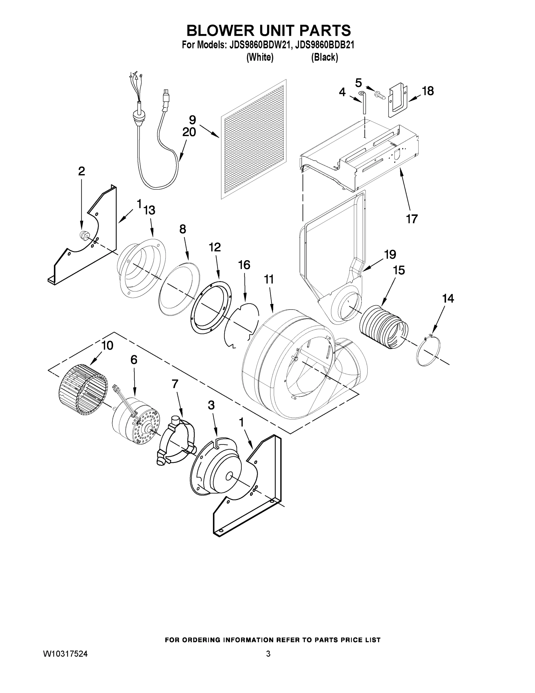 02 - BLOWER UNIT PARTS