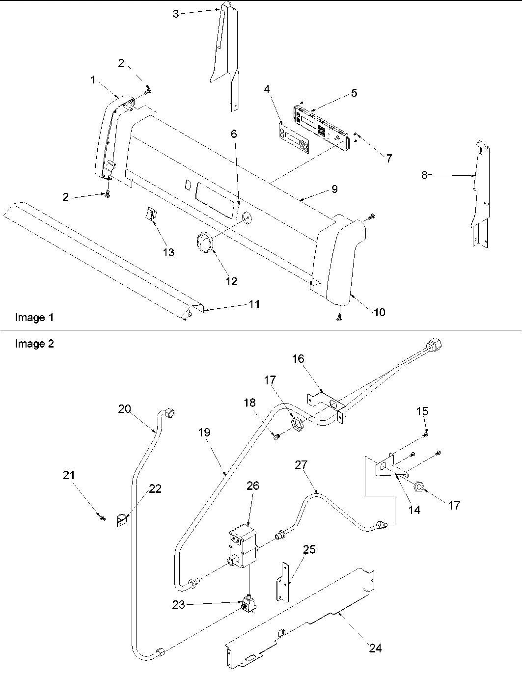 01 - Backguard and Gas Supply
