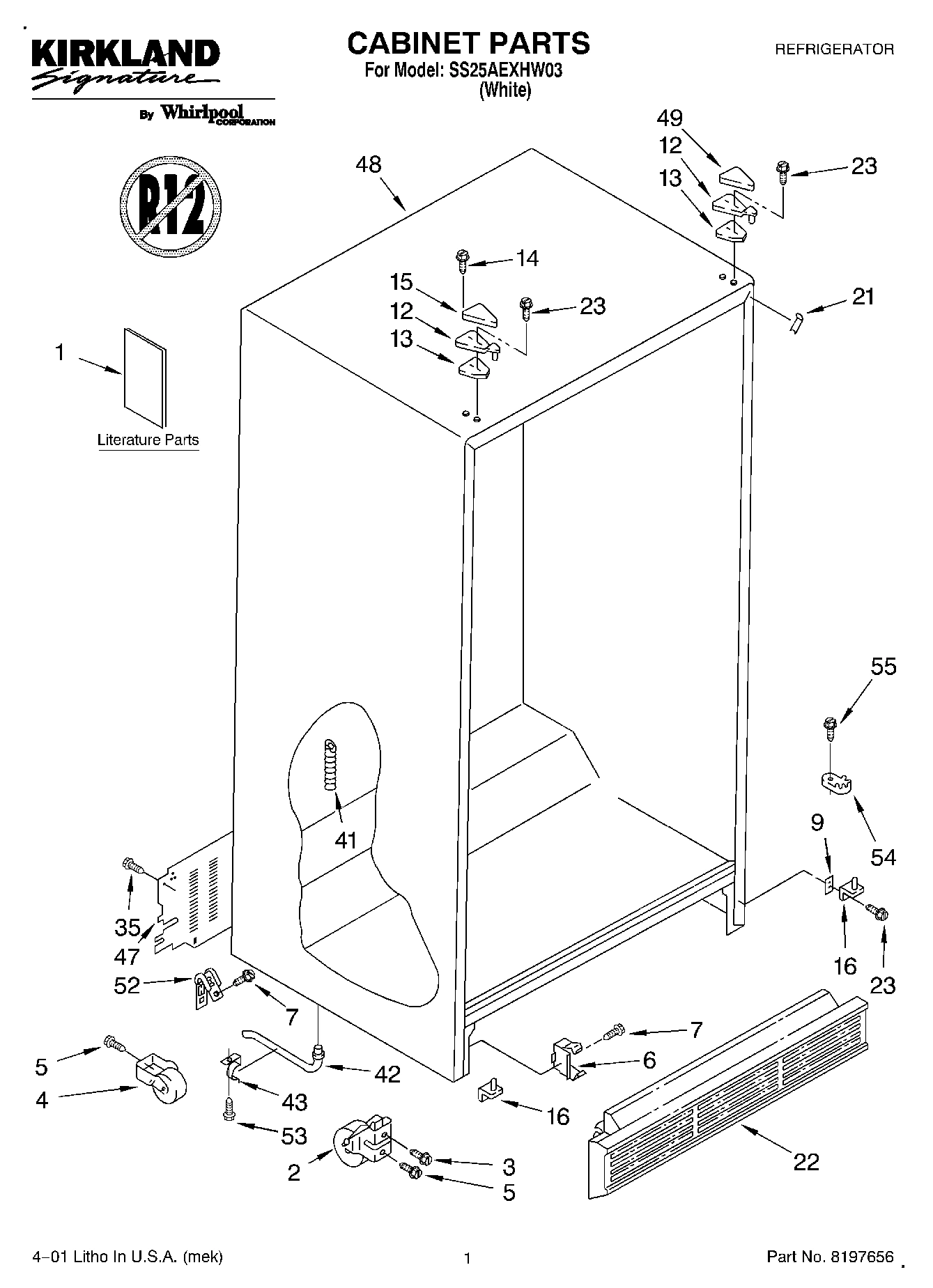 01 - CABINET, LITERATURE