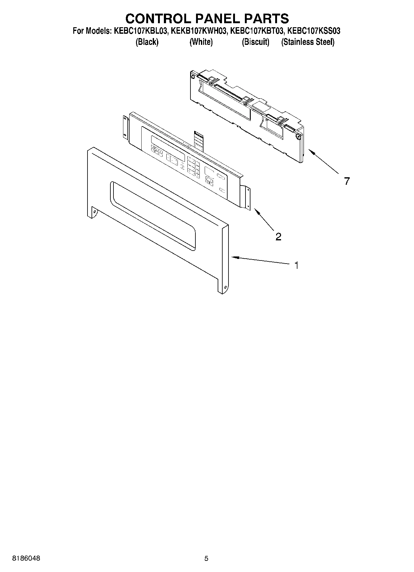 04 - CONTROL PANEL PARTS