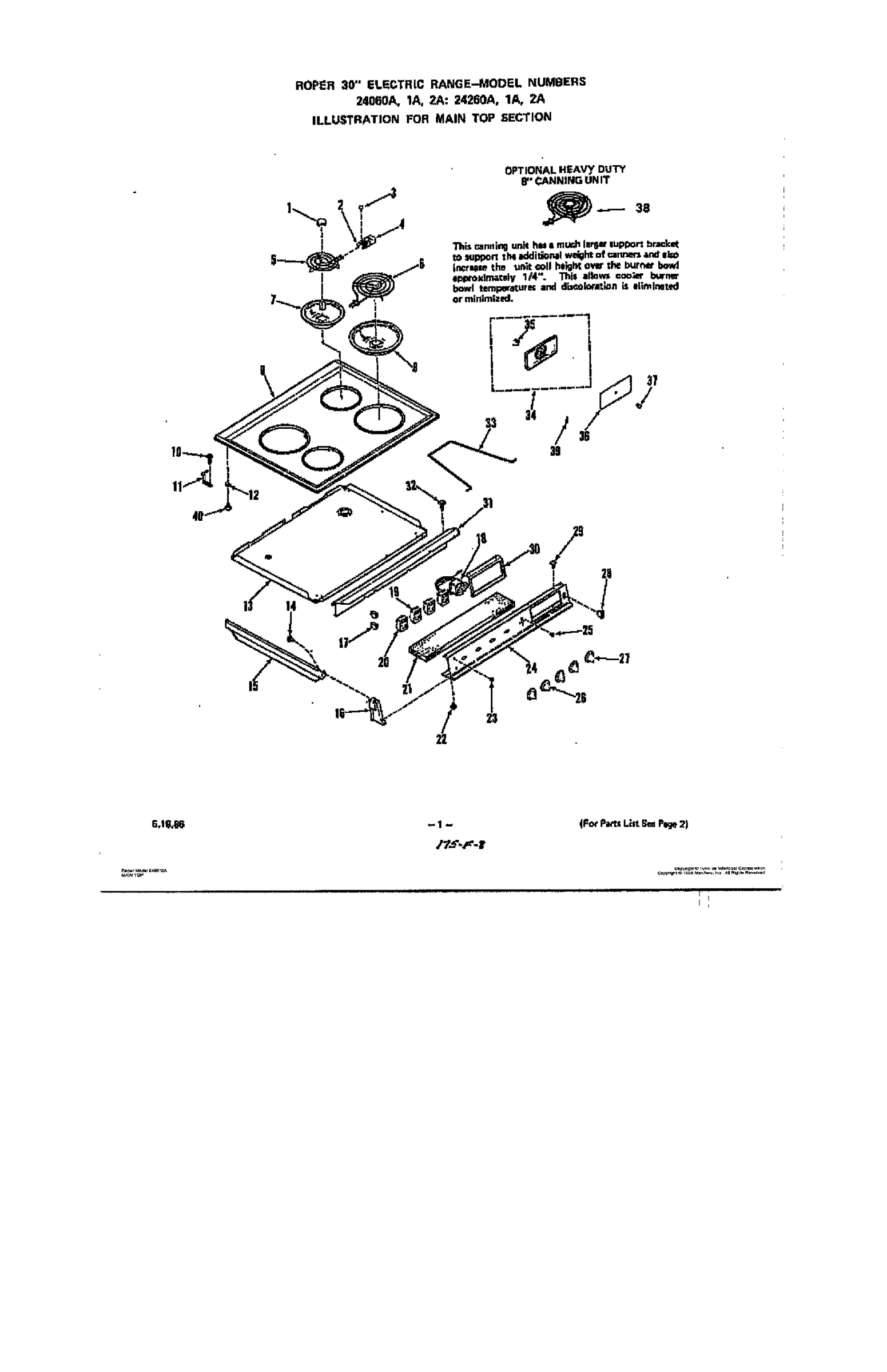 02 - MAIN TOP, HEAVY DUTY CANNING UNIT
