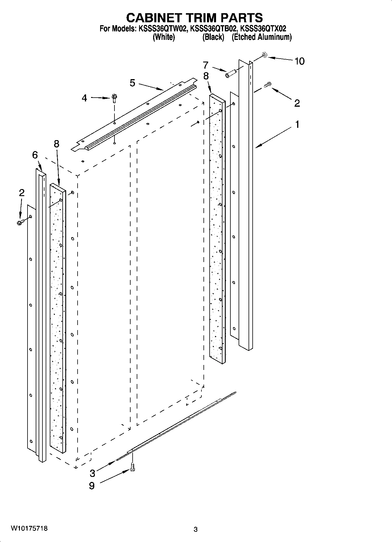 02 - CABINET TRIM PARTS